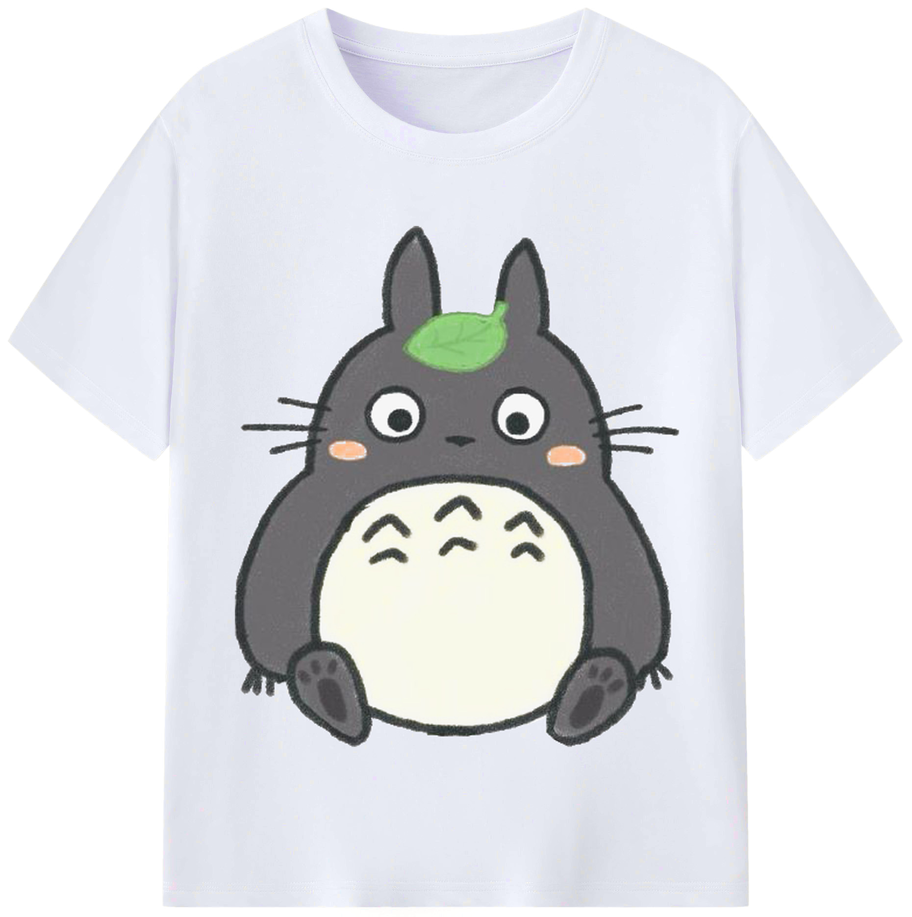 （画像用） となりのトトロ 草壁メイ 草壁サツキ My Neighbor Totoro Satsuki Kusakabe Mei Kusakabe レディースカジュアルプリントTシャツ（綿100％）