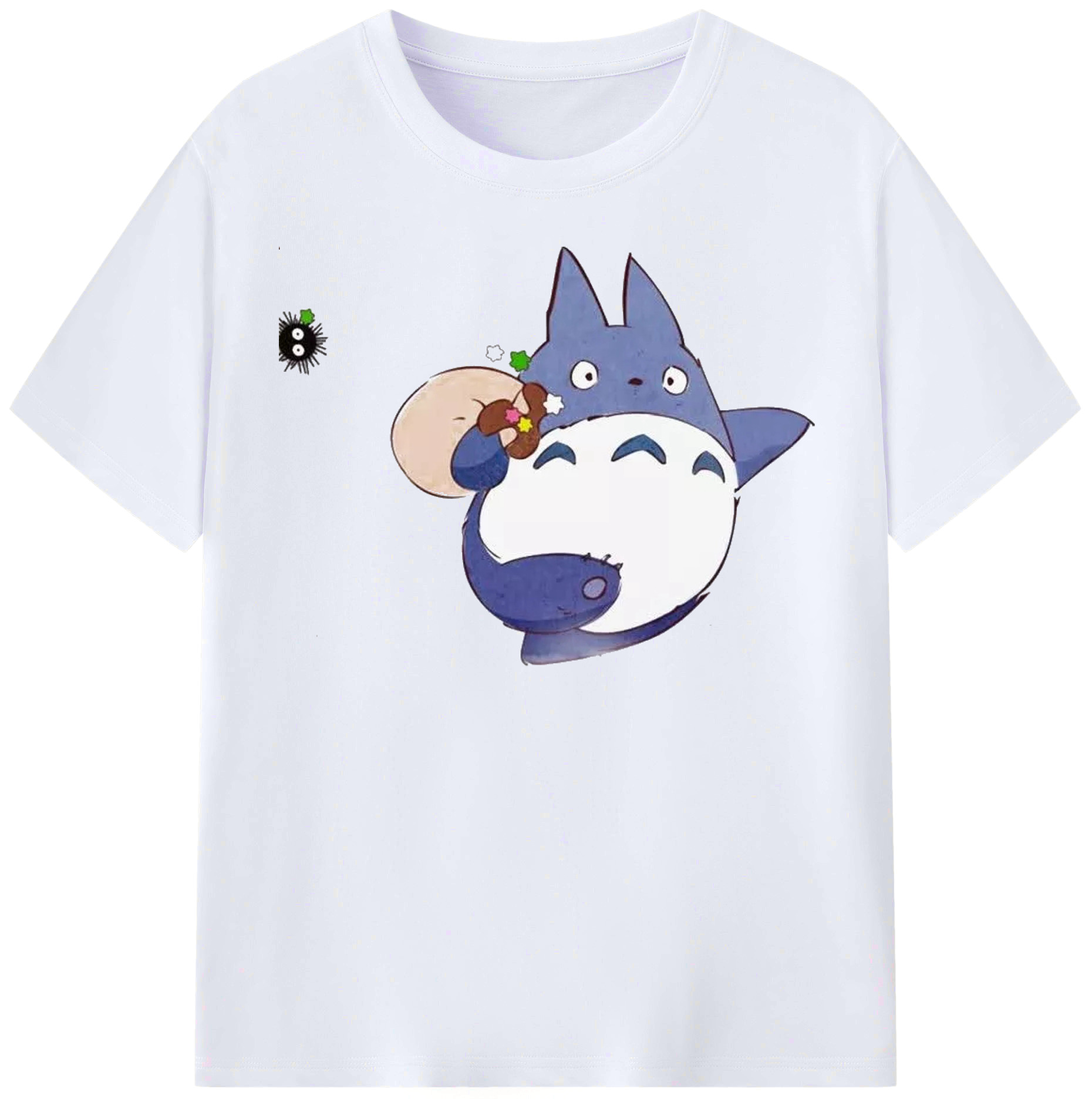 （画像用） となりのトトロ 草壁メイ 草壁サツキ My Neighbor Totoro Satsuki Kusakabe Mei Kusakabe レディースカジュアルプリントTシャツ（綿100％）