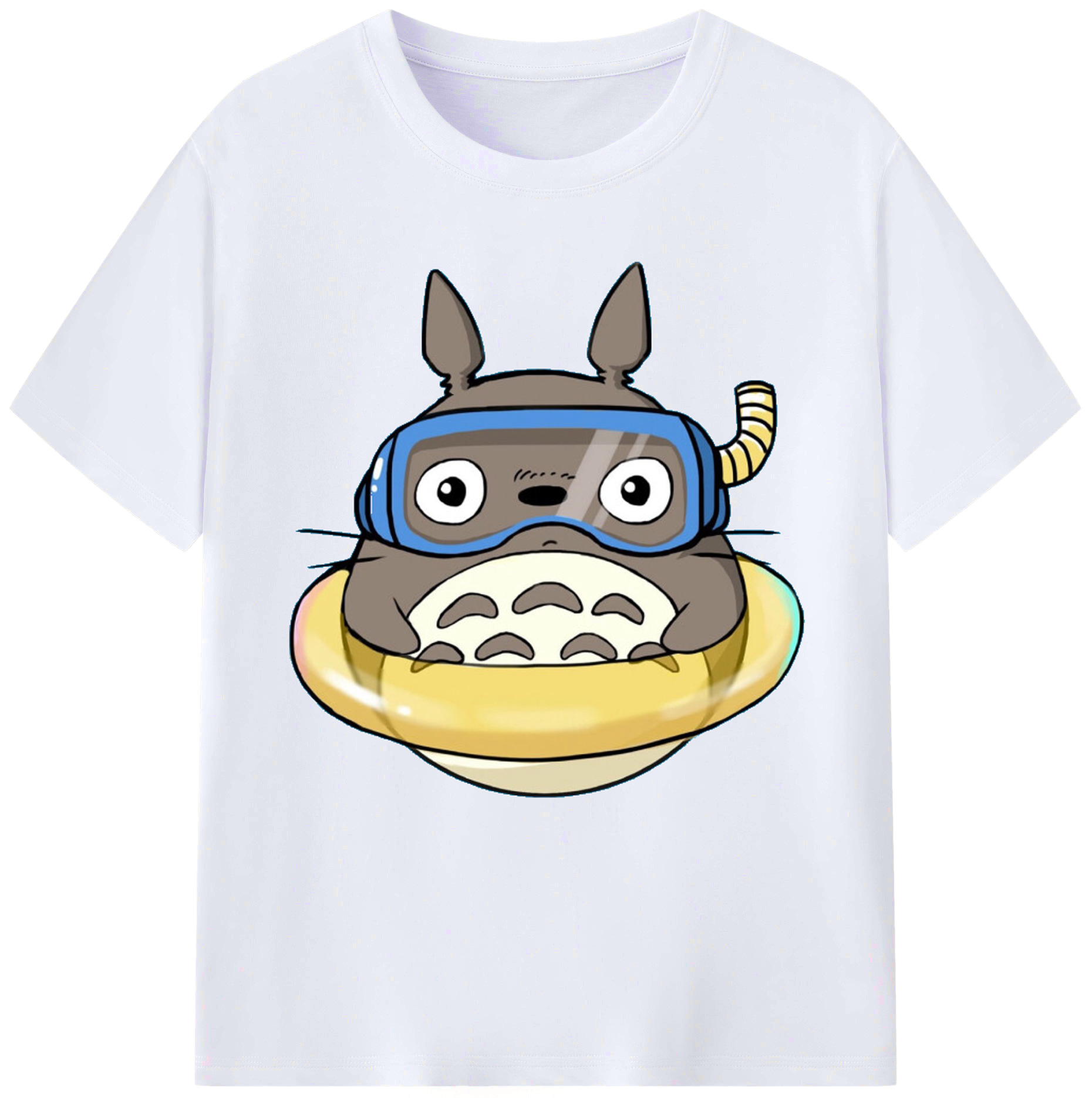 （画像用） となりのトトロ 草壁メイ 草壁サツキ My Neighbor Totoro Satsuki Kusakabe Mei Kusakabe レディースカジュアルプリントTシャツ（綿100％）