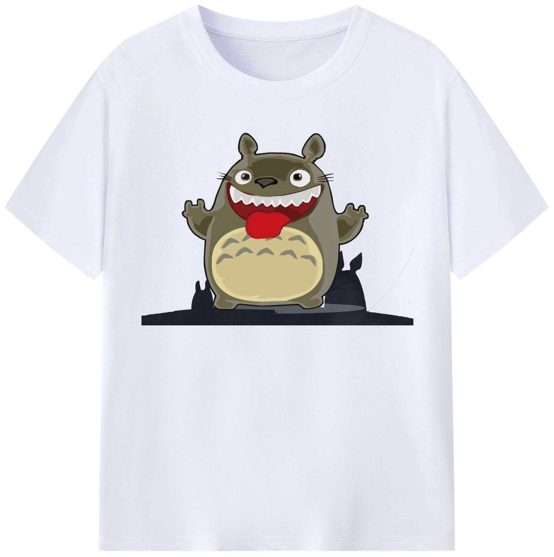 （画像用） となりのトトロ 草壁メイ 草壁サツキ My Neighbor Totoro Satsuki Kusakabe Mei Kusakabe レディースカジュアルプリントTシャツ（綿100％）