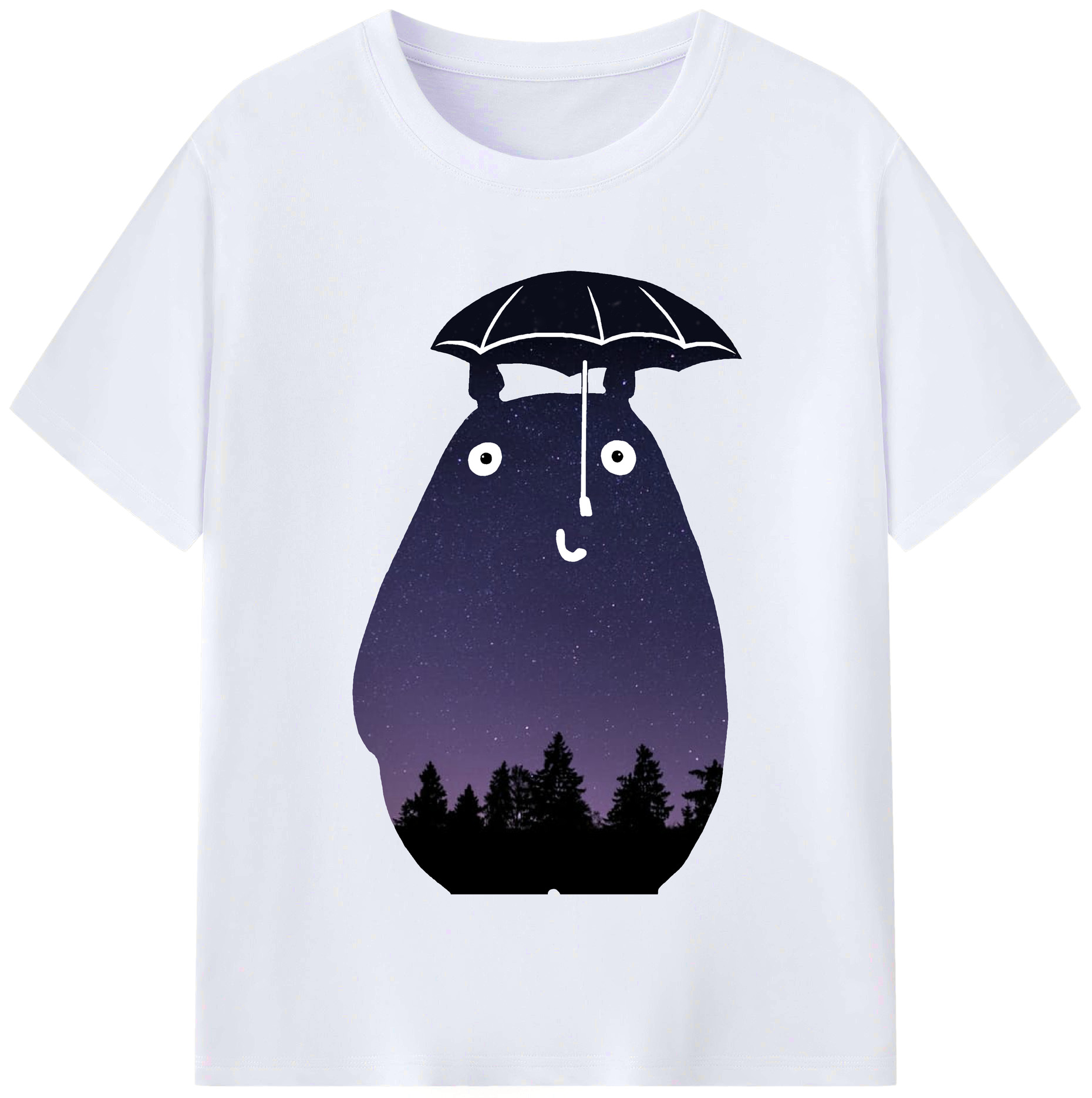 （画像用） となりのトトロ 草壁メイ 草壁サツキ My Neighbor Totoro Satsuki Kusakabe Mei Kusakabe レディースカジュアルプリントTシャツ（綿100％）