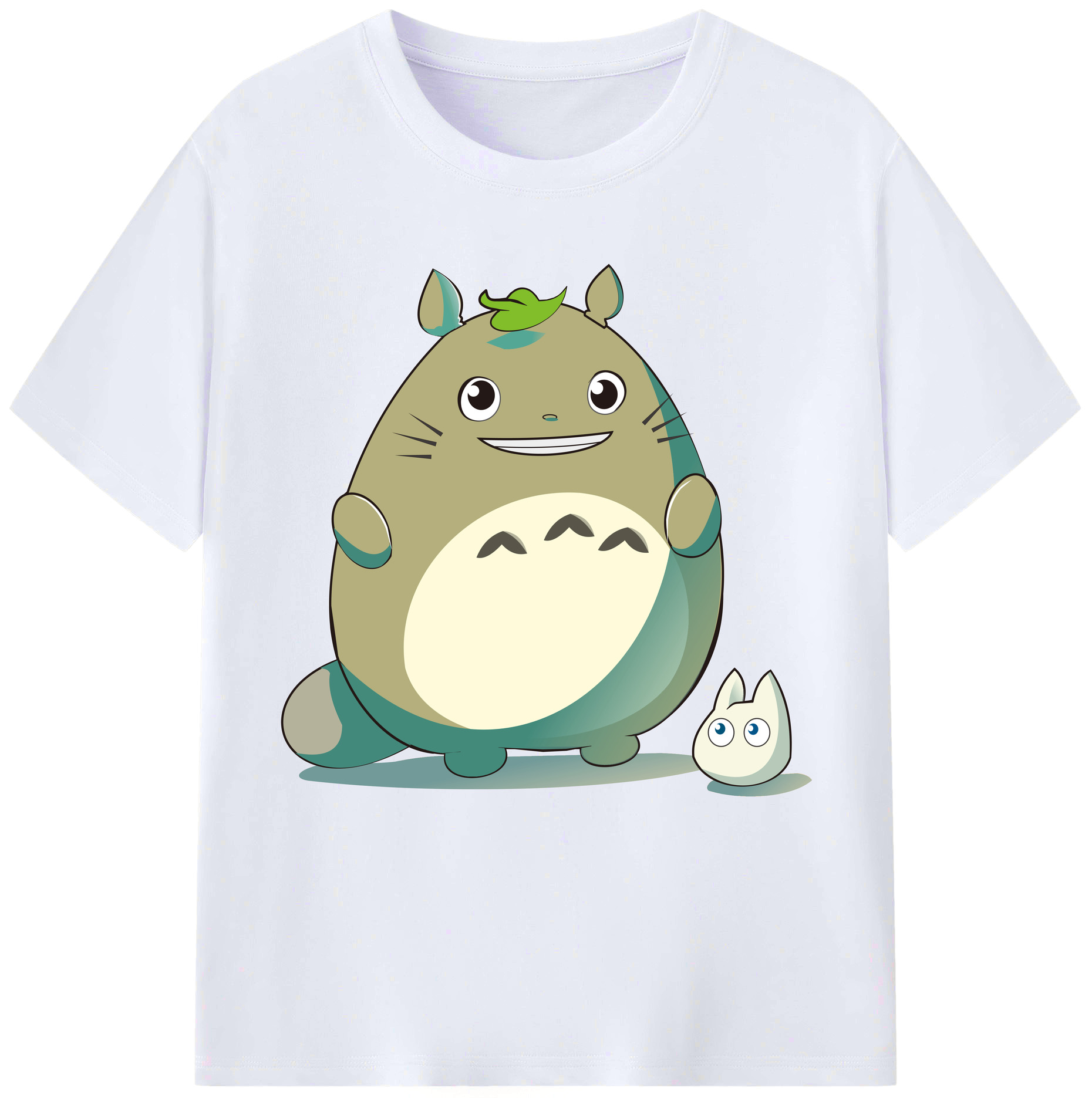 （画像用） となりのトトロ 草壁メイ 草壁サツキ My Neighbor Totoro Satsuki Kusakabe Mei Kusakabe レディースカジュアルプリントTシャツ（綿100％）