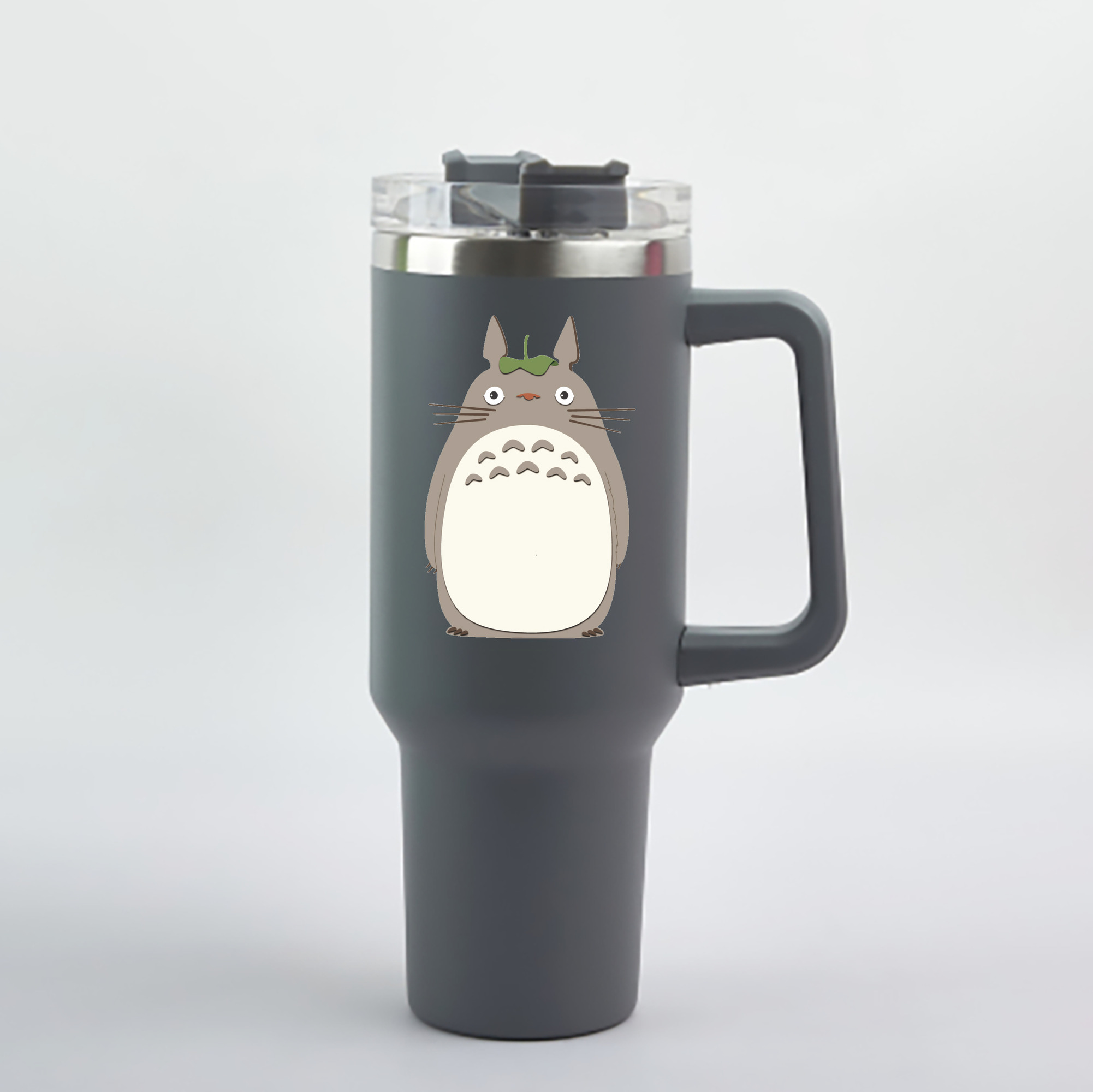 （画像用） となりのトトロ 草壁メイ 草壁サツキ My Neighbor Totoro Satsuki Kusakabe Mei Kusakabe 1200mL車用タンブラー - クリスタルステッカー（プラスチックストロー付き）