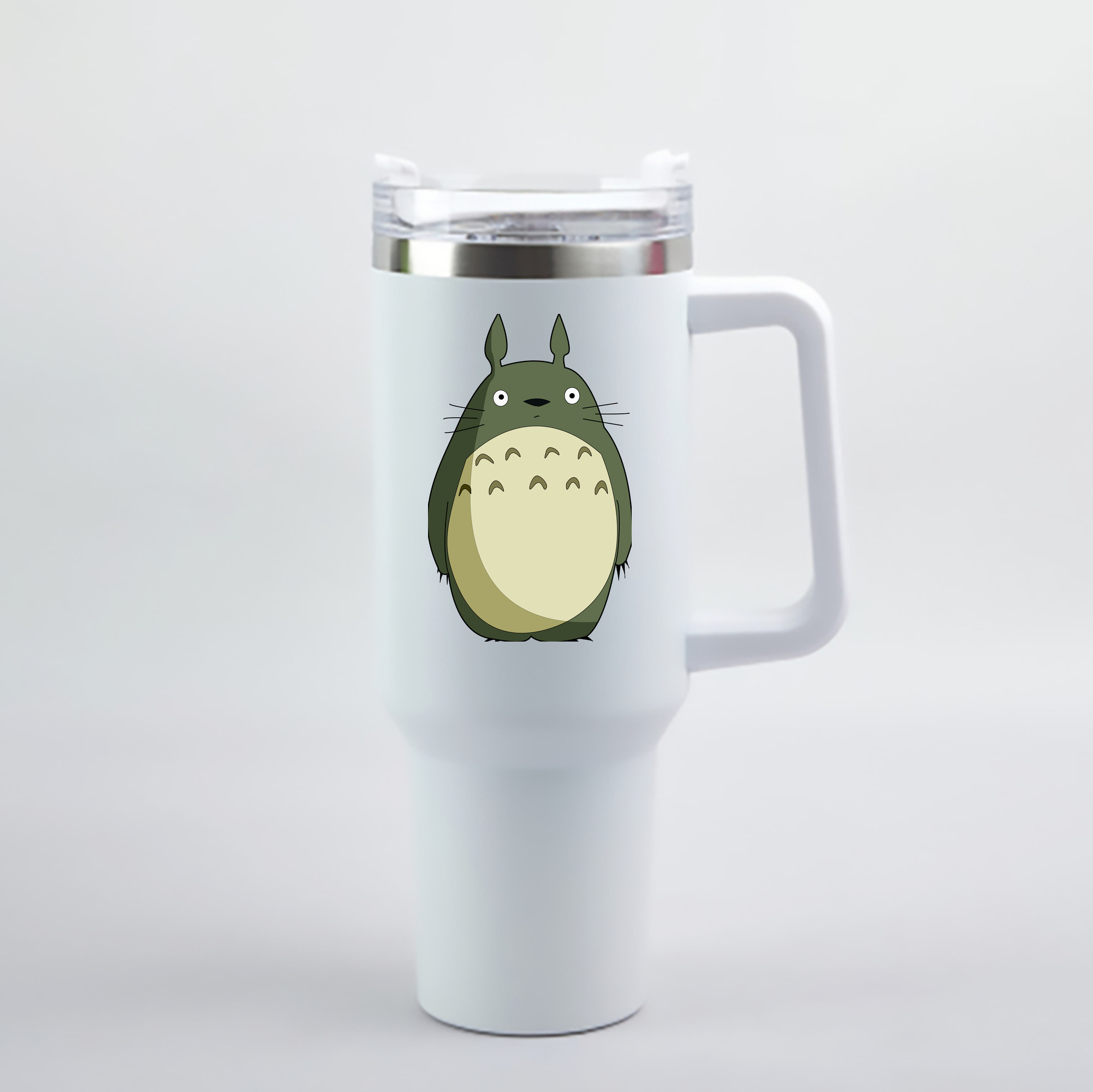 （画像用） となりのトトロ 草壁メイ 草壁サツキ My Neighbor Totoro Satsuki Kusakabe Mei Kusakabe 1200mL車用タンブラー - クリスタルステッカー（プラスチックストロー付き）