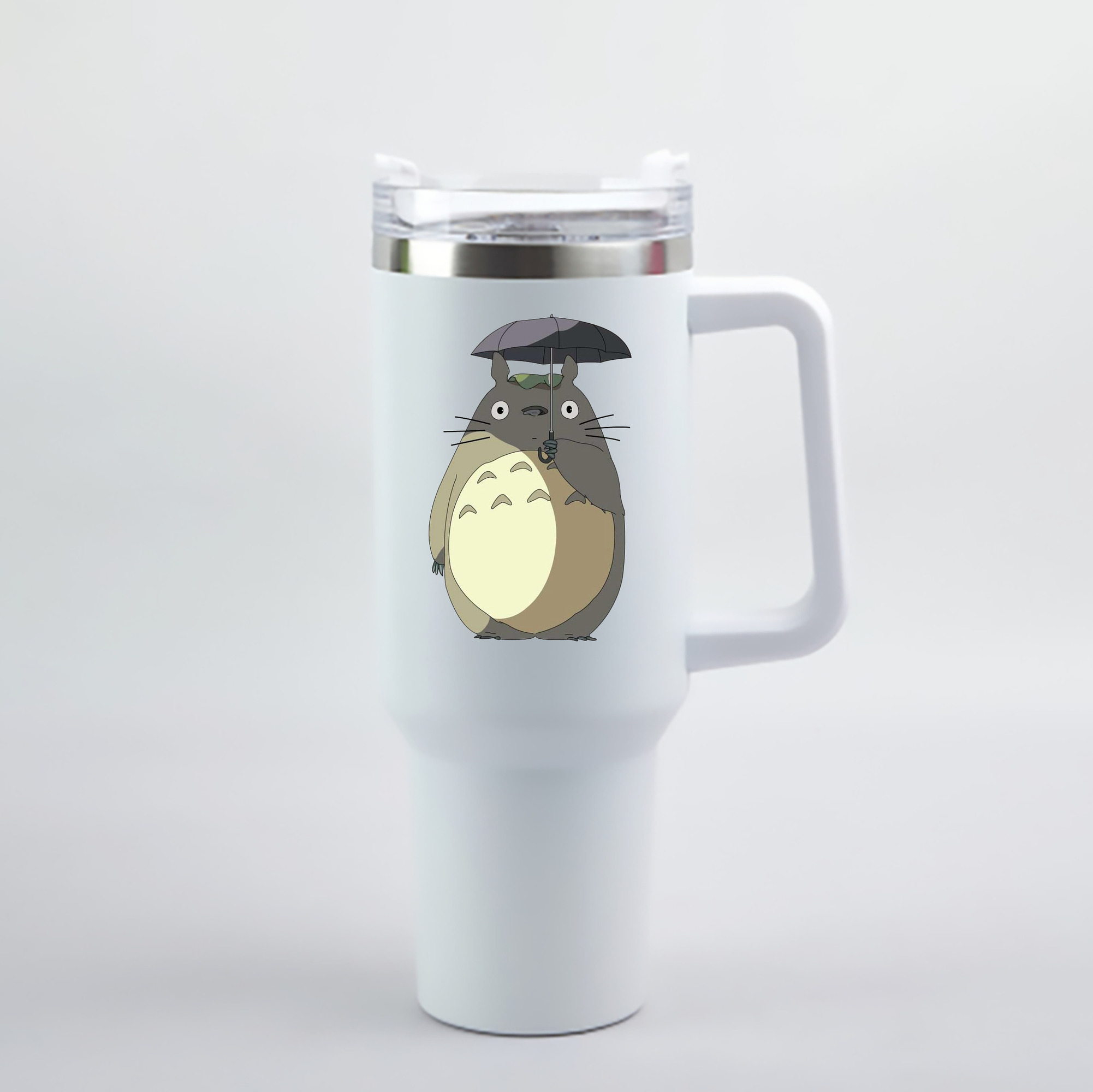 （画像用） となりのトトロ 草壁メイ 草壁サツキ My Neighbor Totoro Satsuki Kusakabe Mei Kusakabe 1200mL車用タンブラー - クリスタルステッカー（プラスチックストロー付き）