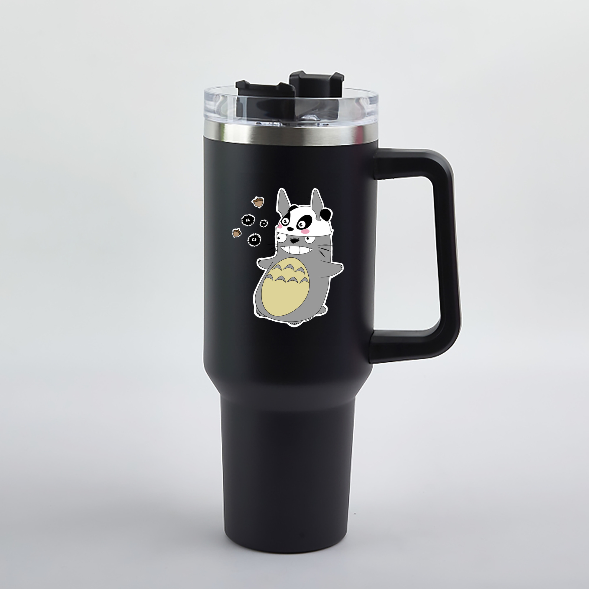 （画像用） となりのトトロ 草壁メイ 草壁サツキ My Neighbor Totoro Satsuki Kusakabe Mei Kusakabe 1200mL車用タンブラー（カラープリント）