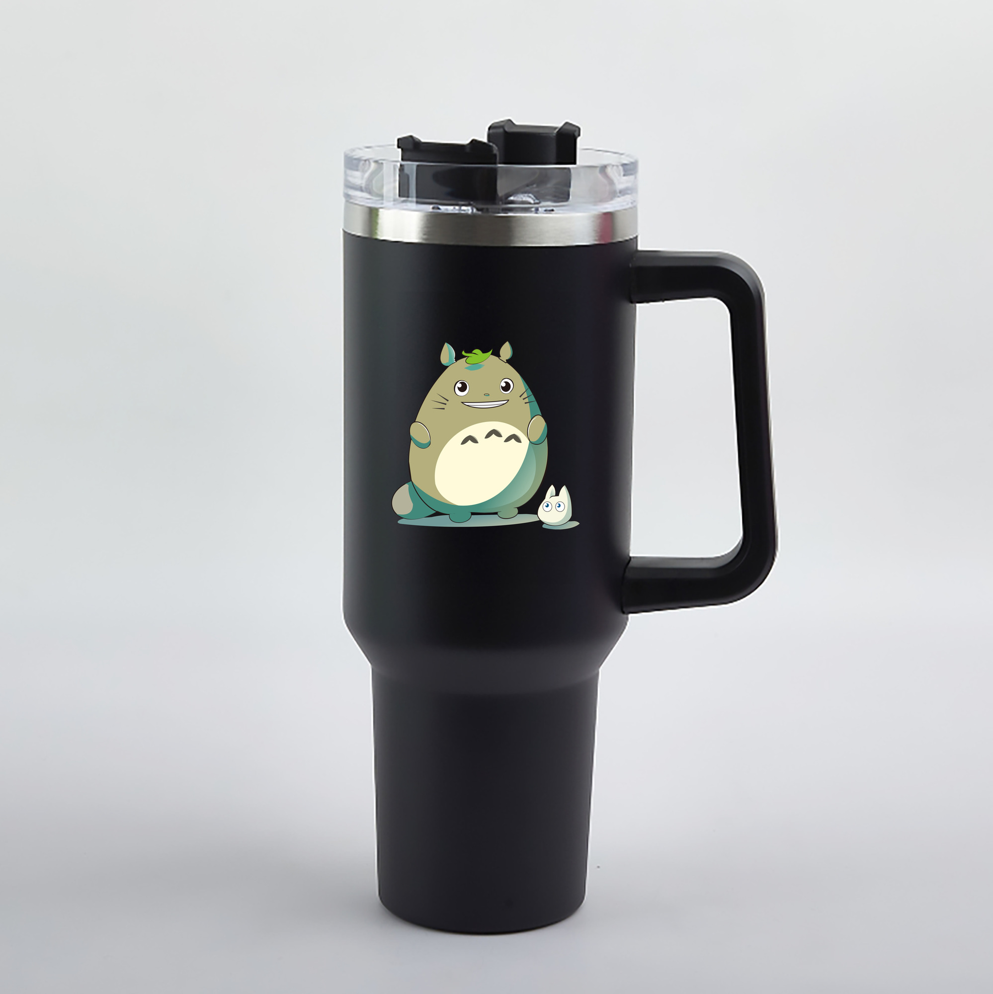 （画像用） となりのトトロ 草壁メイ 草壁サツキ My Neighbor Totoro Satsuki Kusakabe Mei Kusakabe 1200mL車用タンブラー（カラープリント）