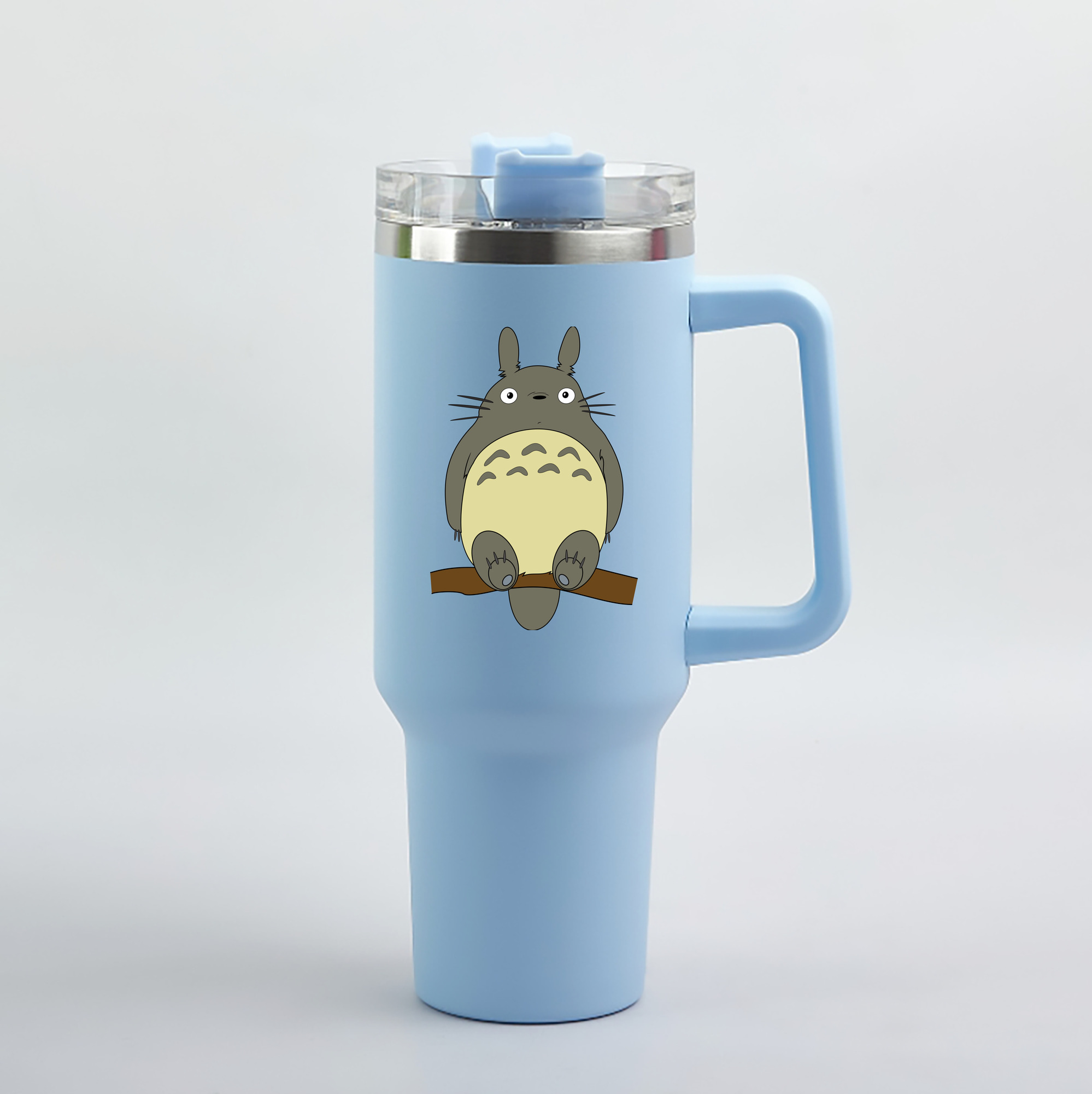 （画像用） となりのトトロ 草壁メイ 草壁サツキ My Neighbor Totoro Satsuki Kusakabe Mei Kusakabe 1200mL車用タンブラー（カラープリント）
