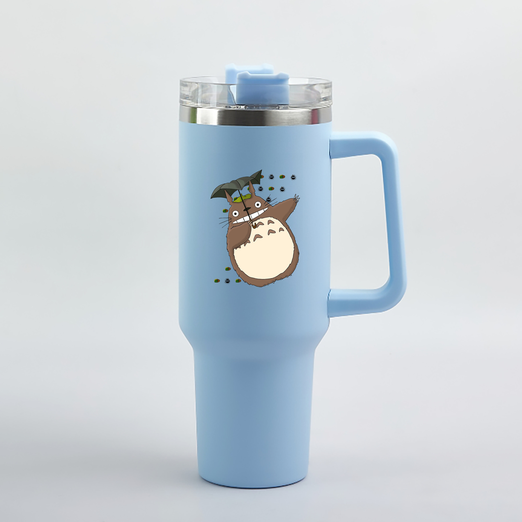 （画像用） となりのトトロ 草壁メイ 草壁サツキ My Neighbor Totoro Satsuki Kusakabe Mei Kusakabe 1200mL車用タンブラー（カラープリント）