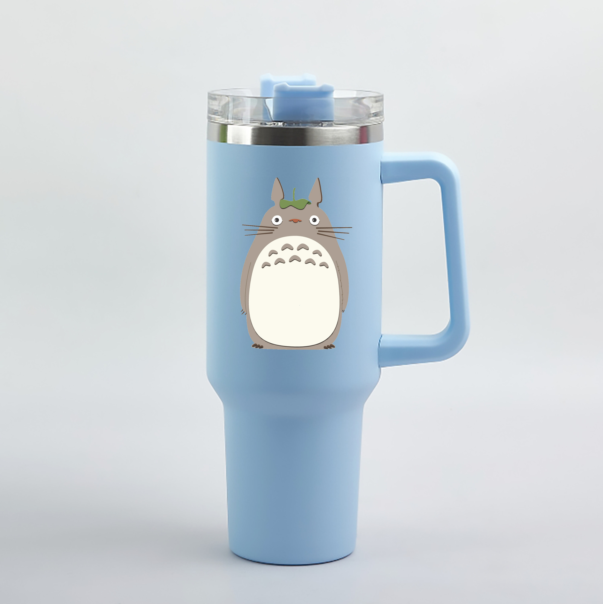 （画像用） となりのトトロ 草壁メイ 草壁サツキ My Neighbor Totoro Satsuki Kusakabe Mei Kusakabe 1200mL車用タンブラー（カラープリント）