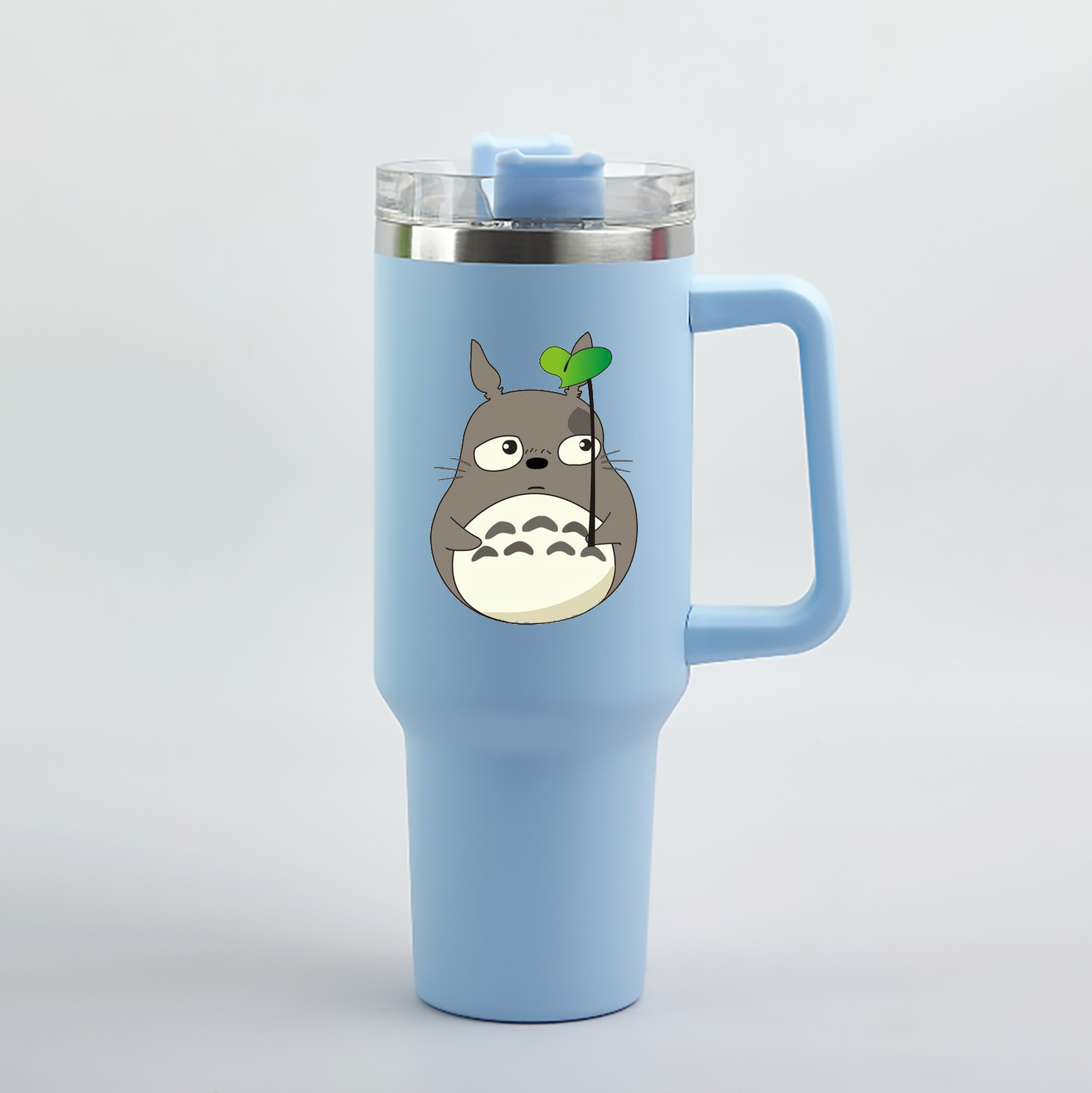 （画像用） となりのトトロ 草壁メイ 草壁サツキ My Neighbor Totoro Satsuki Kusakabe Mei Kusakabe 1200mL車用タンブラー（カラープリント）