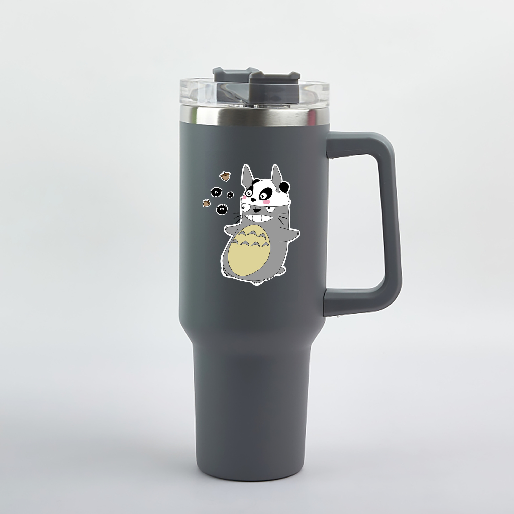 （画像用） となりのトトロ 草壁メイ 草壁サツキ My Neighbor Totoro Satsuki Kusakabe Mei Kusakabe 1200mL車用タンブラー（カラープリント）