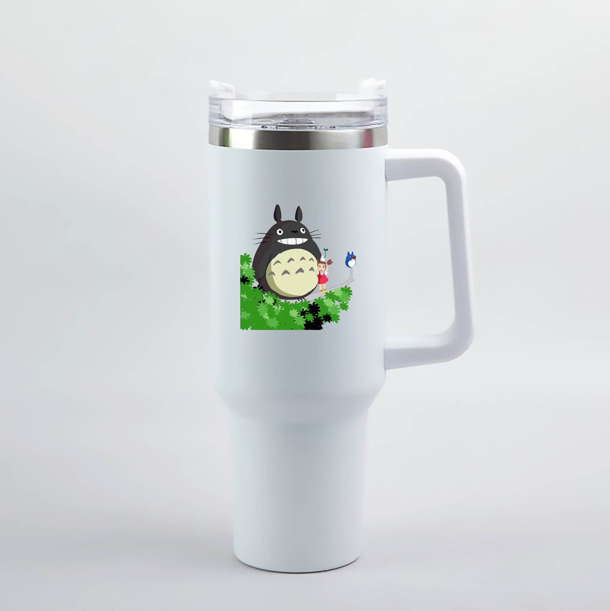 （画像用） となりのトトロ 草壁メイ 草壁サツキ My Neighbor Totoro Satsuki Kusakabe Mei Kusakabe 1200mL車用タンブラー（カラープリント）