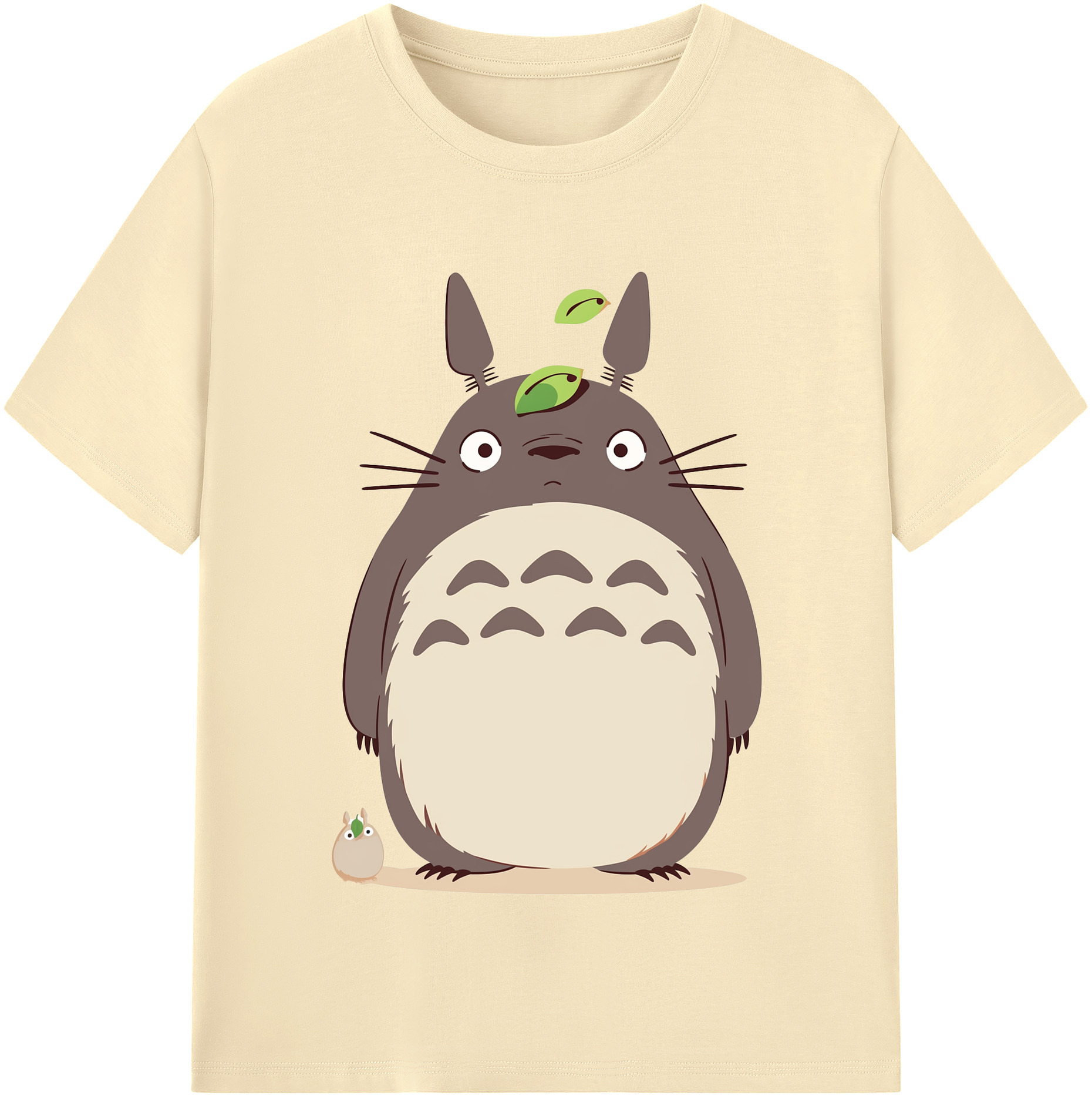 （画像用） となりのトトロ 草壁メイ 草壁サツキ My Neighbor Totoro Satsuki Kusakabe Mei Kusakabe 綿100％半袖Tシャツ（フロントプリント）
