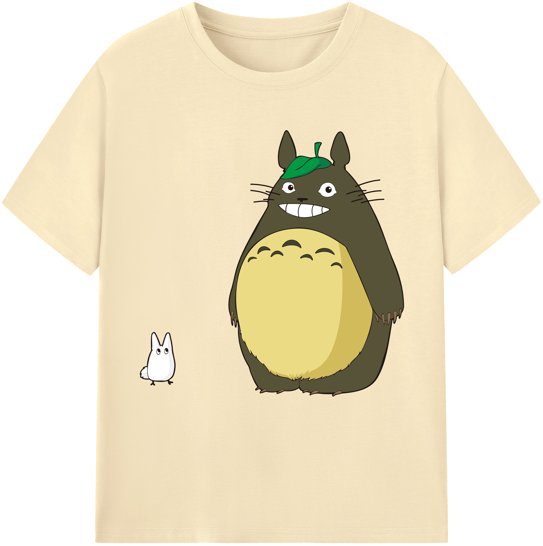 （画像用） となりのトトロ 草壁メイ 草壁サツキ My Neighbor Totoro Satsuki Kusakabe Mei Kusakabe 綿100％半袖Tシャツ（フロントプリント）
