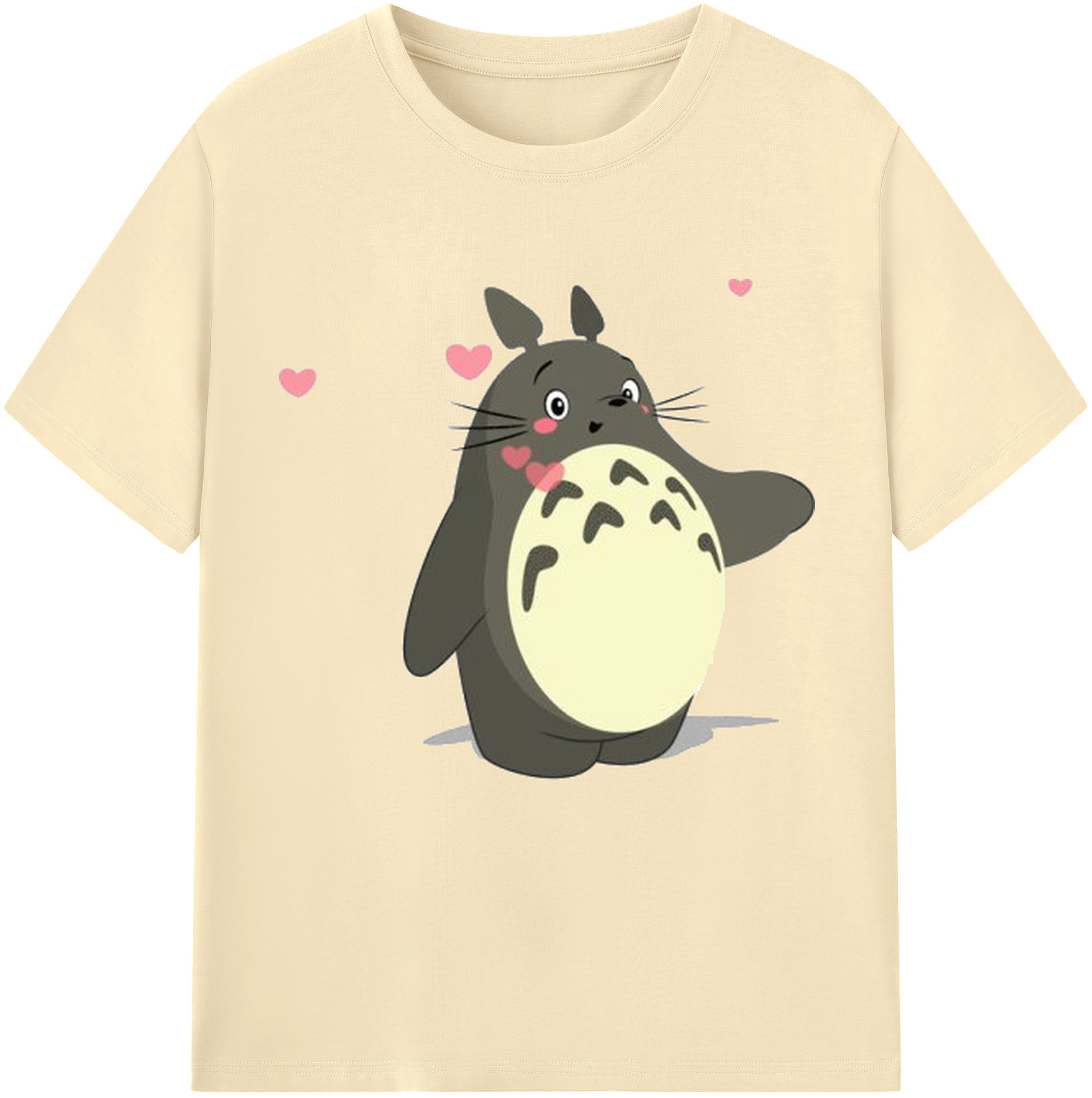 （画像用） となりのトトロ 草壁メイ 草壁サツキ My Neighbor Totoro Satsuki Kusakabe Mei Kusakabe 綿100％半袖Tシャツ（フロントプリント）