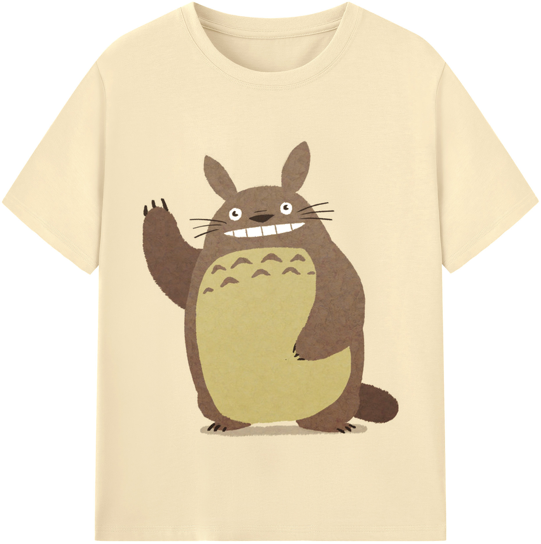 （画像用） となりのトトロ 草壁メイ 草壁サツキ My Neighbor Totoro Satsuki Kusakabe Mei Kusakabe 綿100％半袖Tシャツ（フロントプリント）