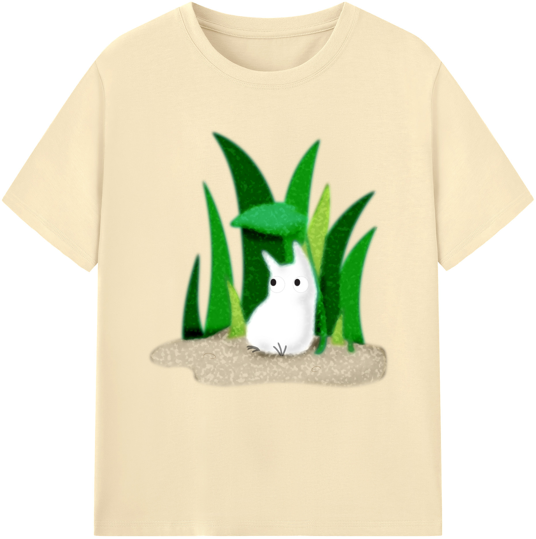（画像用） となりのトトロ 草壁メイ 草壁サツキ My Neighbor Totoro Satsuki Kusakabe Mei Kusakabe 綿100％半袖Tシャツ（フロントプリント）