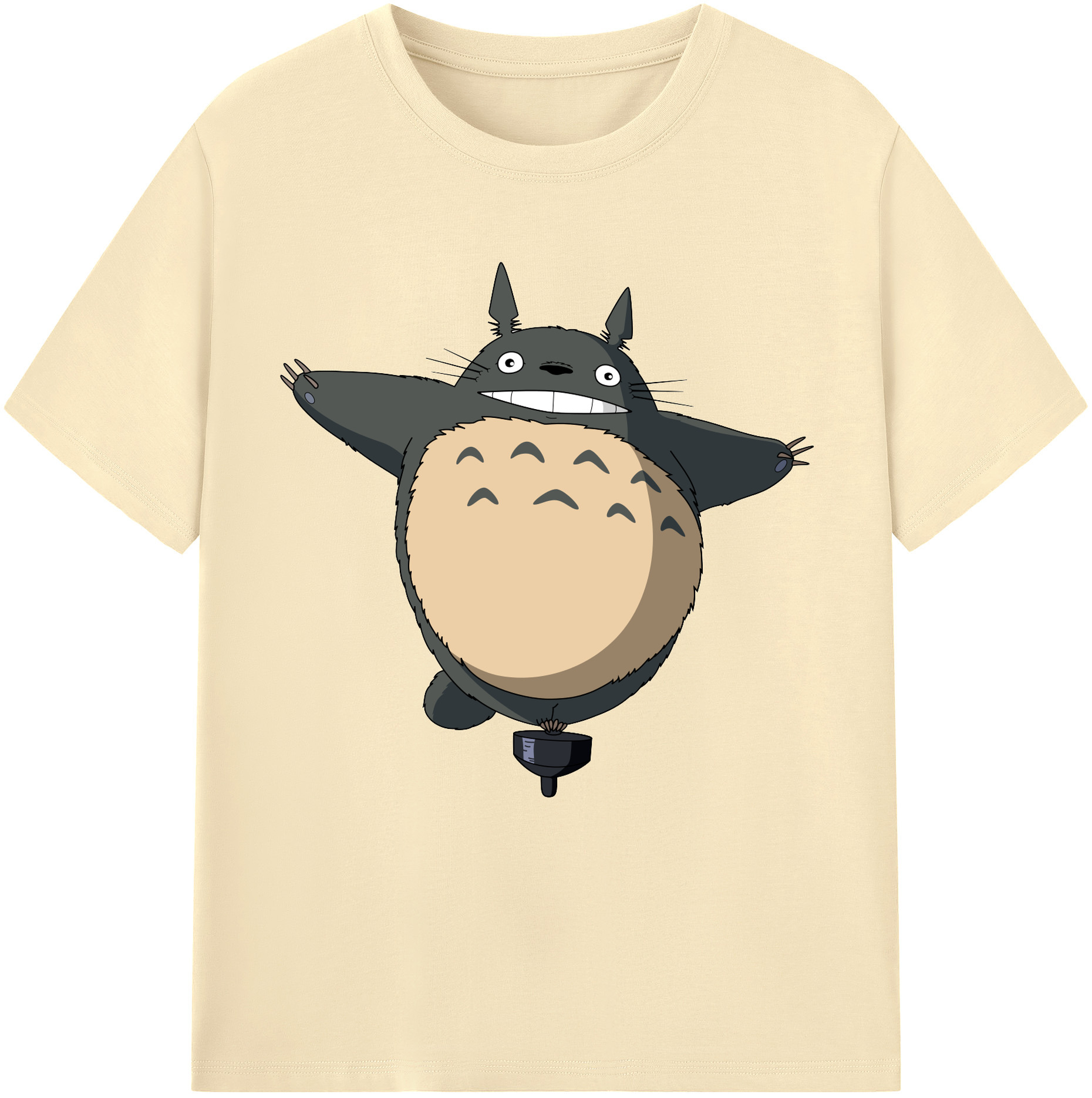 （画像用） となりのトトロ 草壁メイ 草壁サツキ My Neighbor Totoro Satsuki Kusakabe Mei Kusakabe 綿100％半袖Tシャツ（フロントプリント）