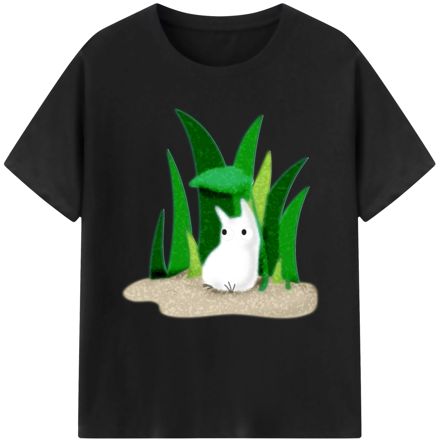 （画像用） となりのトトロ 草壁メイ 草壁サツキ My Neighbor Totoro Satsuki Kusakabe Mei Kusakabe 綿100％半袖Tシャツ（フロントプリント）