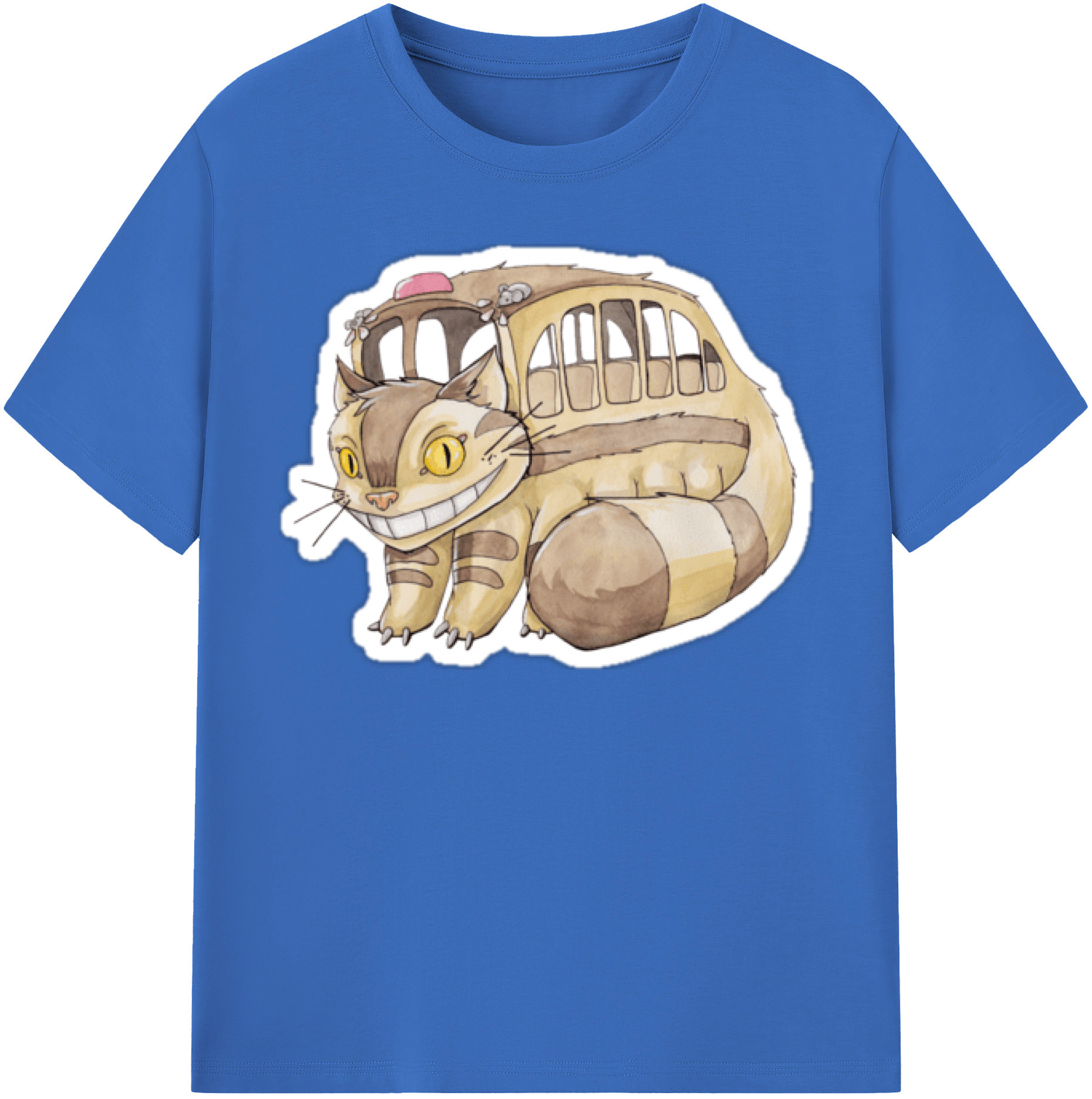（画像用） となりのトトロ 草壁メイ 草壁サツキ My Neighbor Totoro Satsuki Kusakabe Mei Kusakabe 綿100％半袖Tシャツ（フロントプリント）