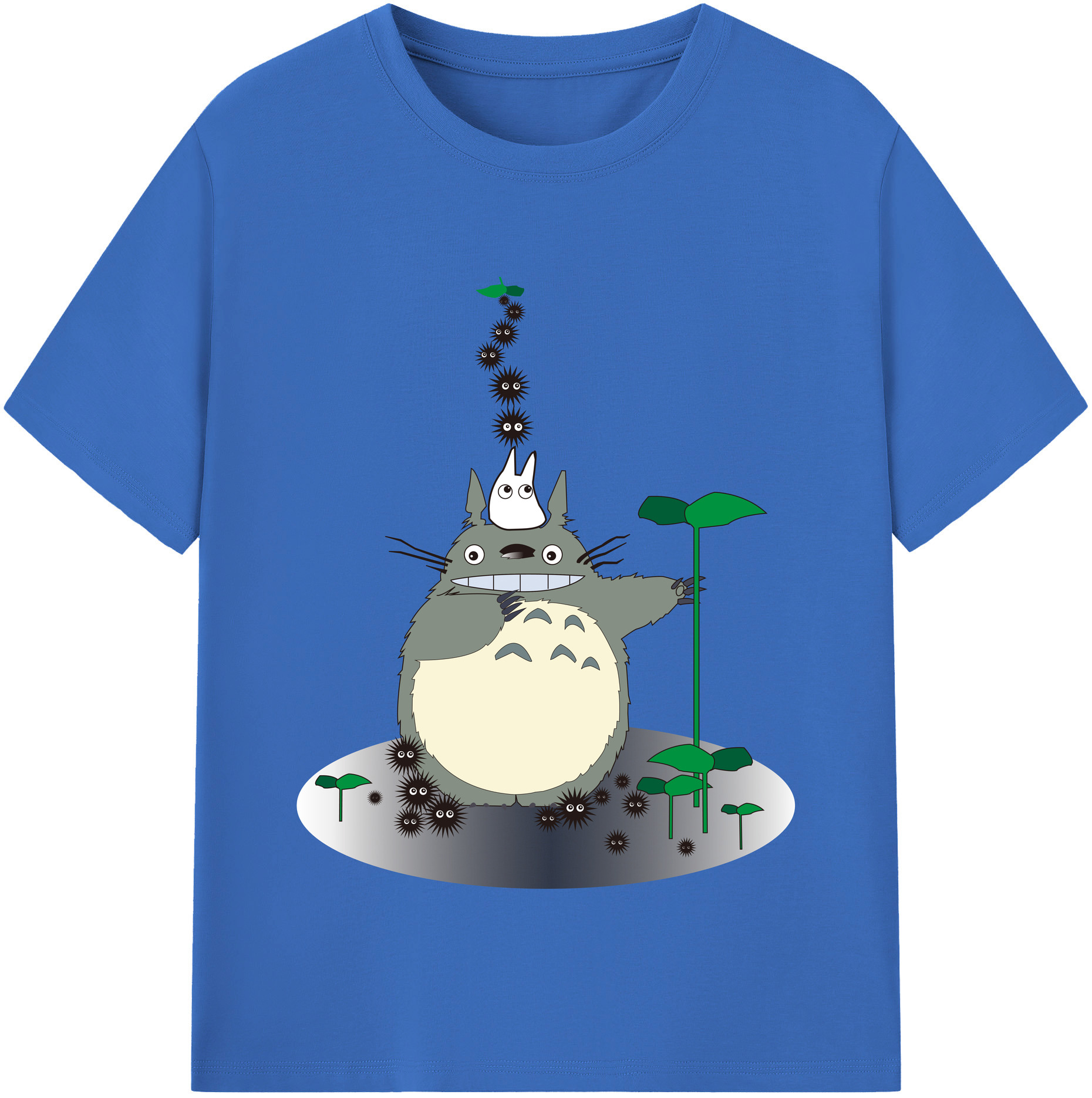 （画像用） となりのトトロ 草壁メイ 草壁サツキ My Neighbor Totoro Satsuki Kusakabe Mei Kusakabe 綿100％半袖Tシャツ（フロントプリント）