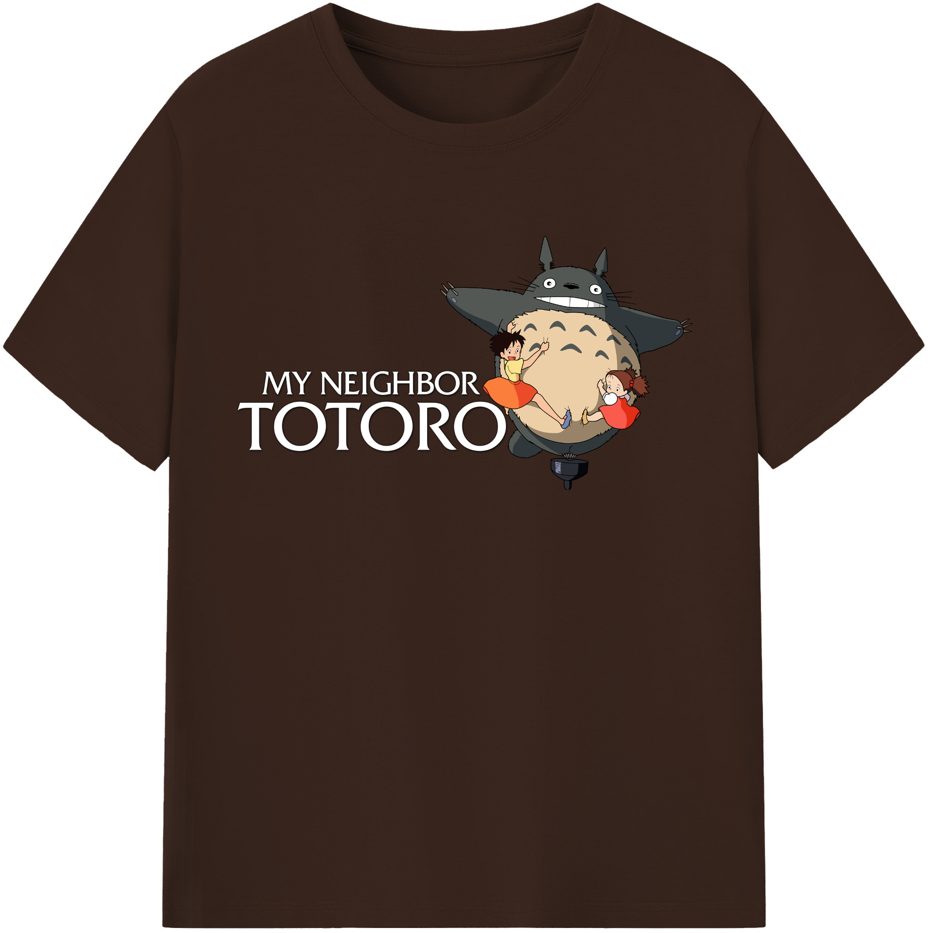 （画像用） となりのトトロ 草壁メイ 草壁サツキ My Neighbor Totoro Satsuki Kusakabe Mei Kusakabe 綿100％半袖Tシャツ（フロントプリント）