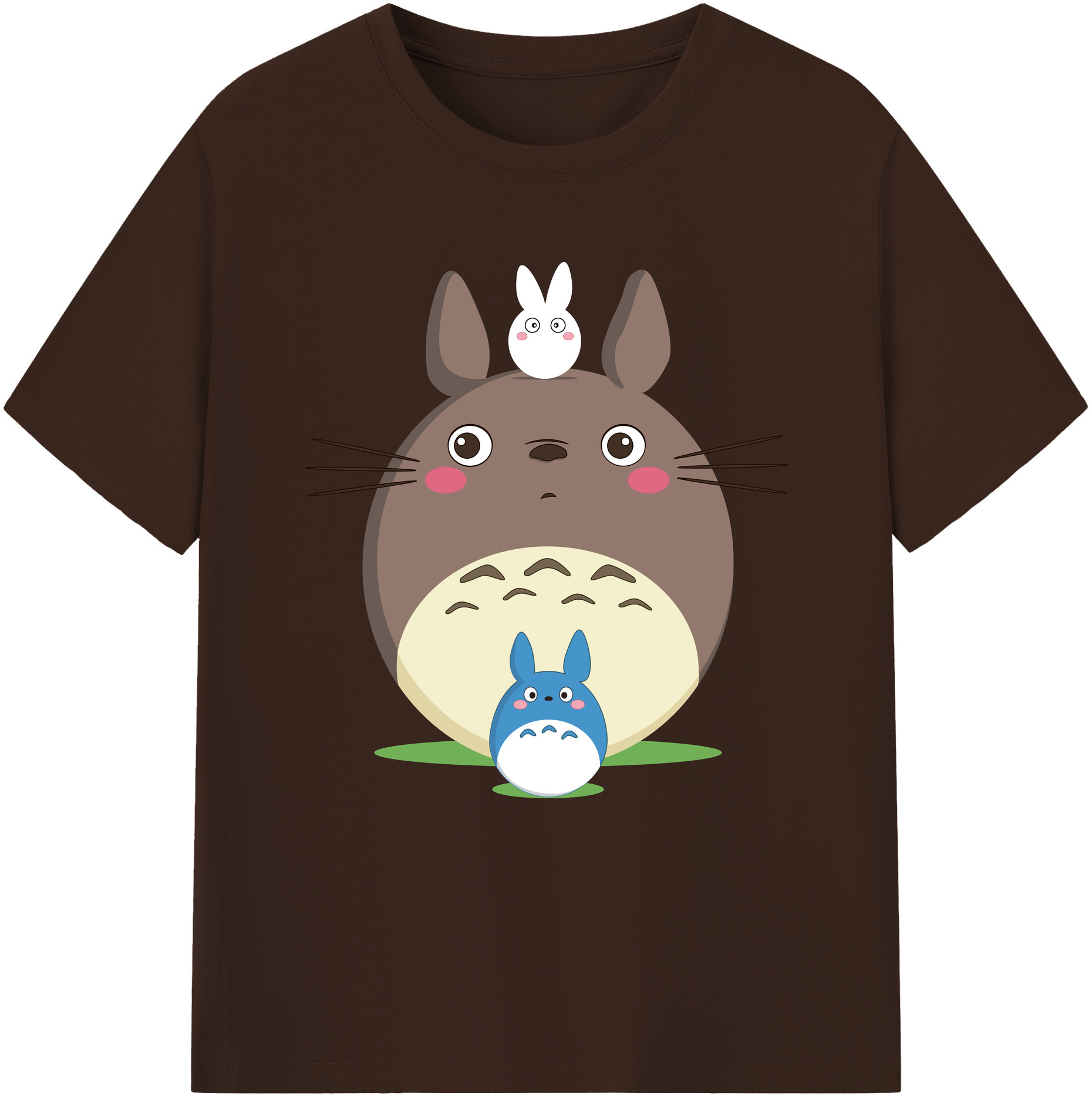 （画像用） となりのトトロ 草壁メイ 草壁サツキ My Neighbor Totoro Satsuki Kusakabe Mei Kusakabe 綿100％半袖Tシャツ（フロントプリント）