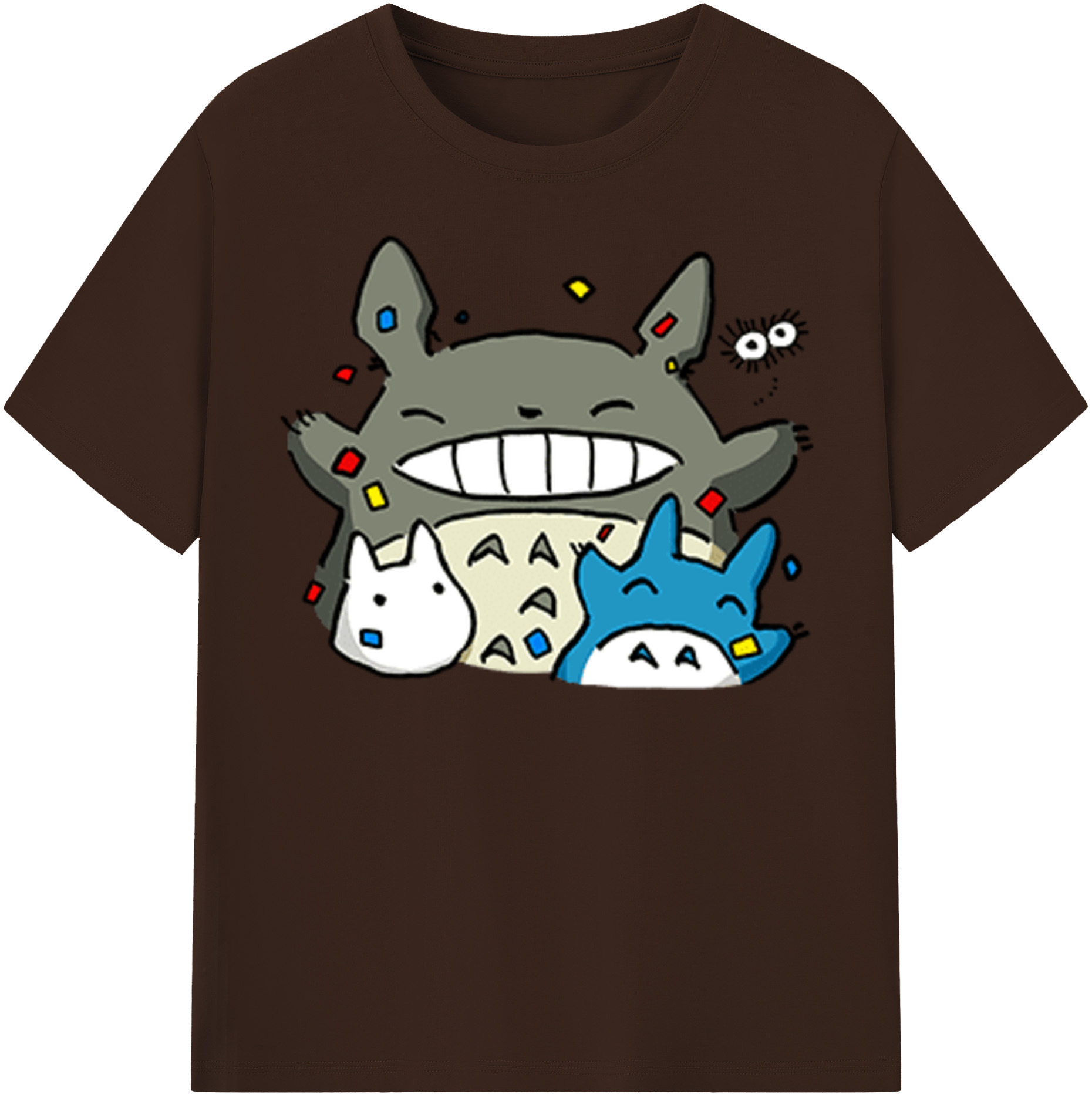 （画像用） となりのトトロ 草壁メイ 草壁サツキ My Neighbor Totoro Satsuki Kusakabe Mei Kusakabe 綿100％半袖Tシャツ（フロントプリント）
