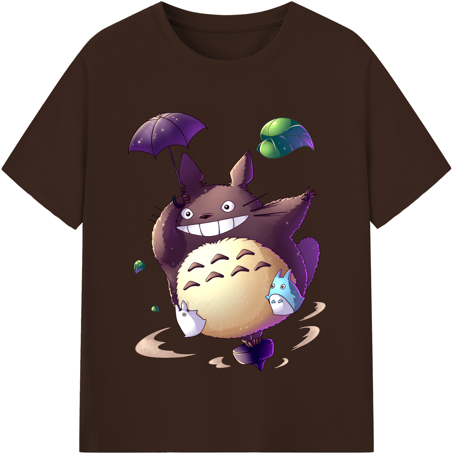 （画像用） となりのトトロ 草壁メイ 草壁サツキ My Neighbor Totoro Satsuki Kusakabe Mei Kusakabe 綿100％半袖Tシャツ（フロントプリント）