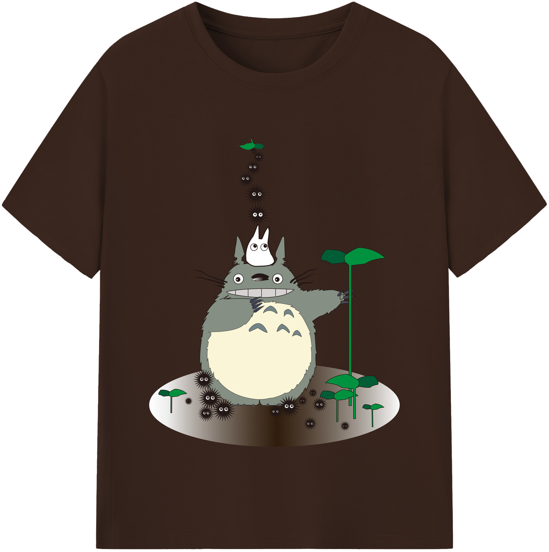 （画像用） となりのトトロ 草壁メイ 草壁サツキ My Neighbor Totoro Satsuki Kusakabe Mei Kusakabe 綿100％半袖Tシャツ（フロントプリント）
