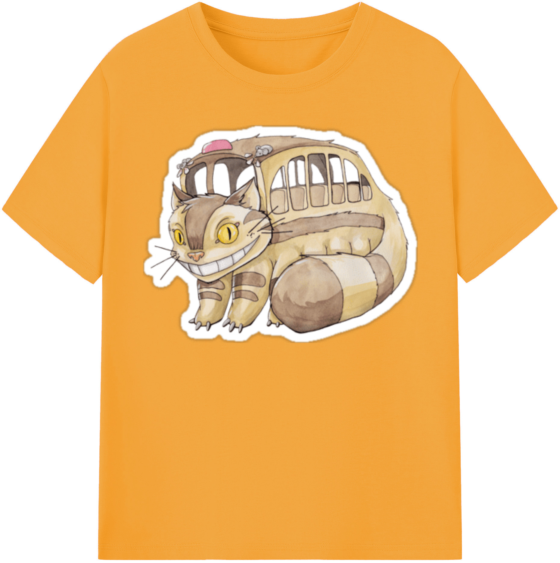 （画像用） となりのトトロ 草壁メイ 草壁サツキ My Neighbor Totoro Satsuki Kusakabe Mei Kusakabe 綿100％半袖Tシャツ（フロントプリント）
