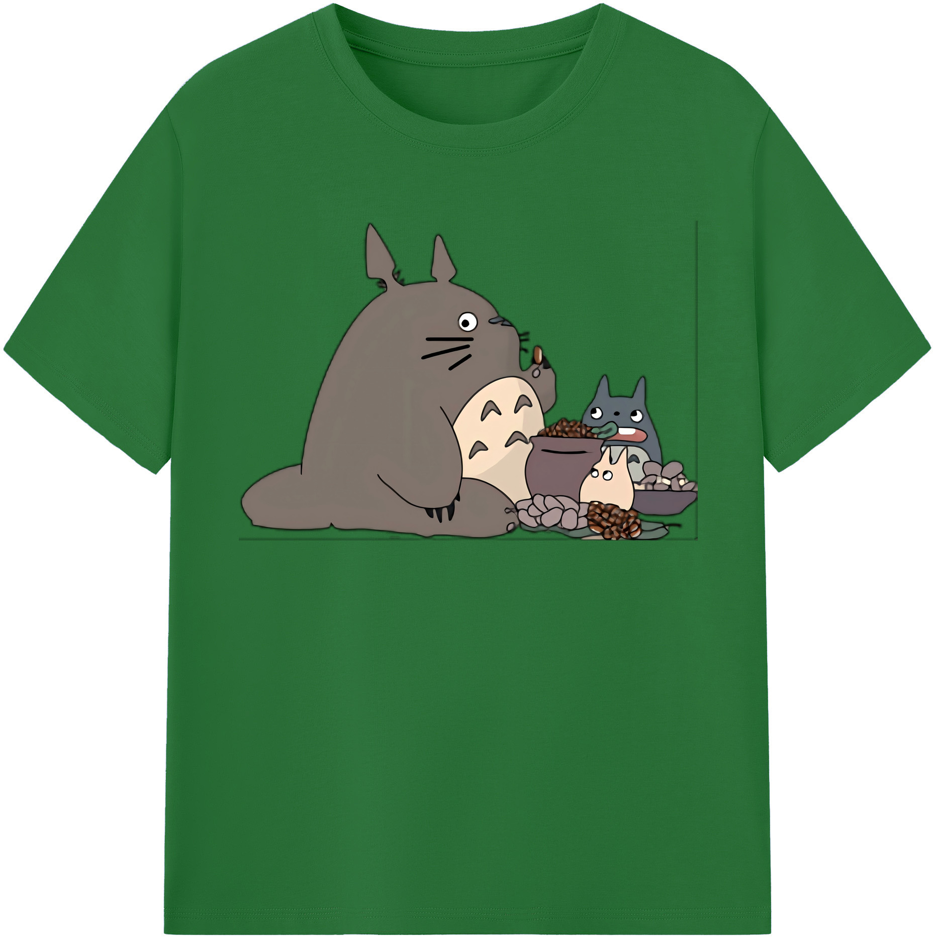 （画像用） となりのトトロ 草壁メイ 草壁サツキ My Neighbor Totoro Satsuki Kusakabe Mei Kusakabe 綿100％半袖Tシャツ（フロントプリント）