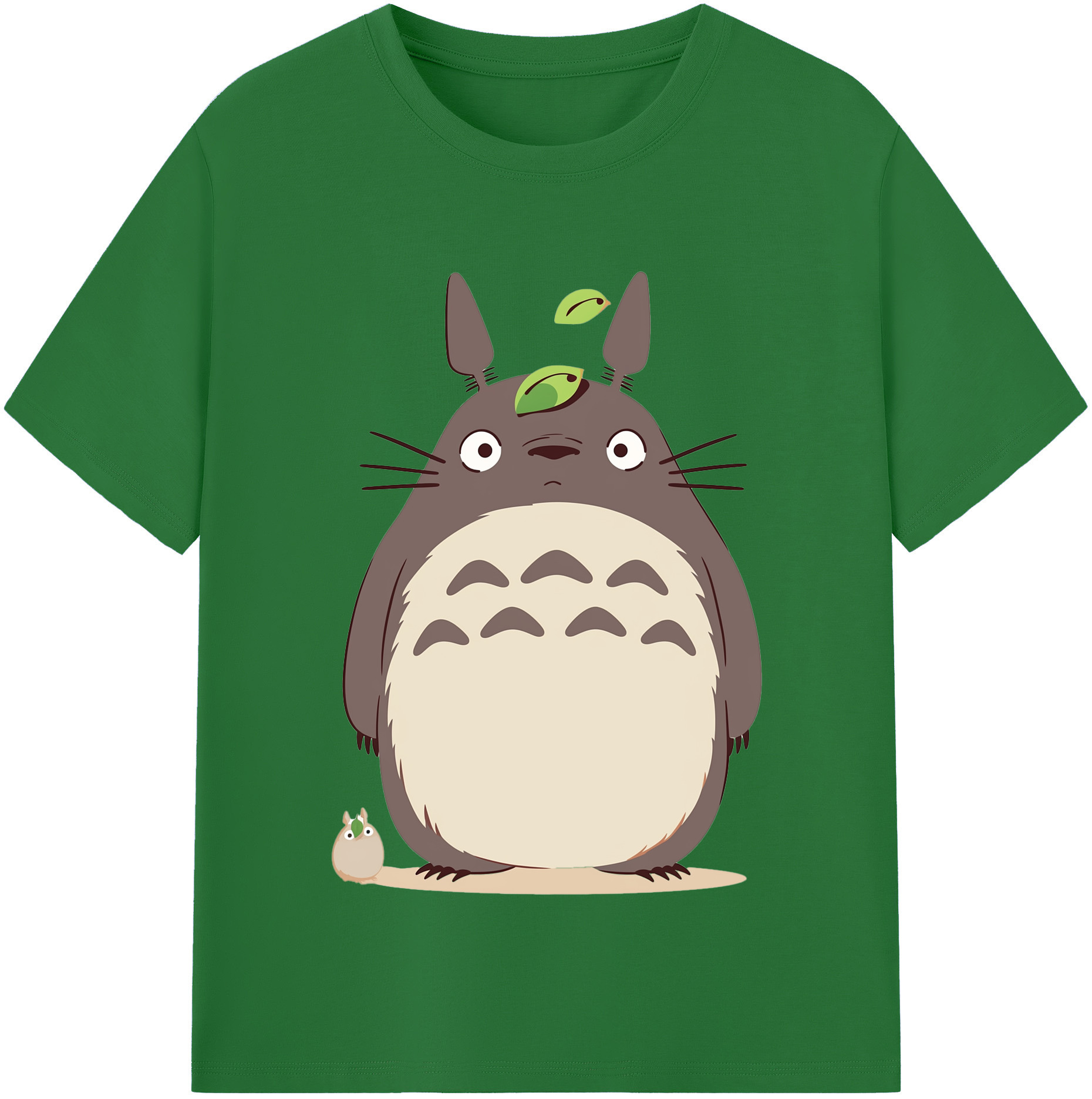 （画像用） となりのトトロ 草壁メイ 草壁サツキ My Neighbor Totoro Satsuki Kusakabe Mei Kusakabe 綿100％半袖Tシャツ（フロントプリント）