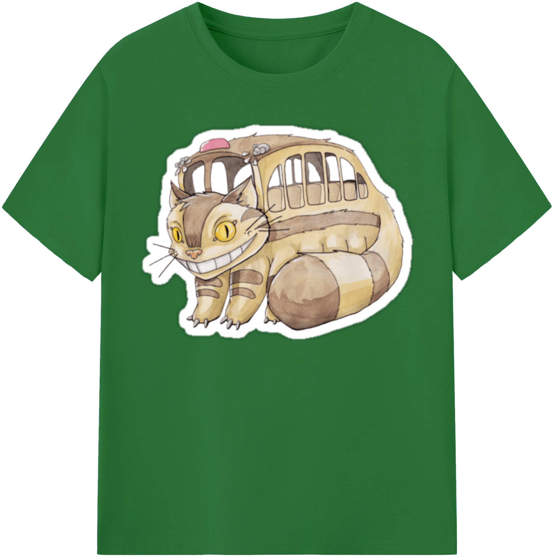 （画像用） となりのトトロ 草壁メイ 草壁サツキ My Neighbor Totoro Satsuki Kusakabe Mei Kusakabe 綿100％半袖Tシャツ（フロントプリント）