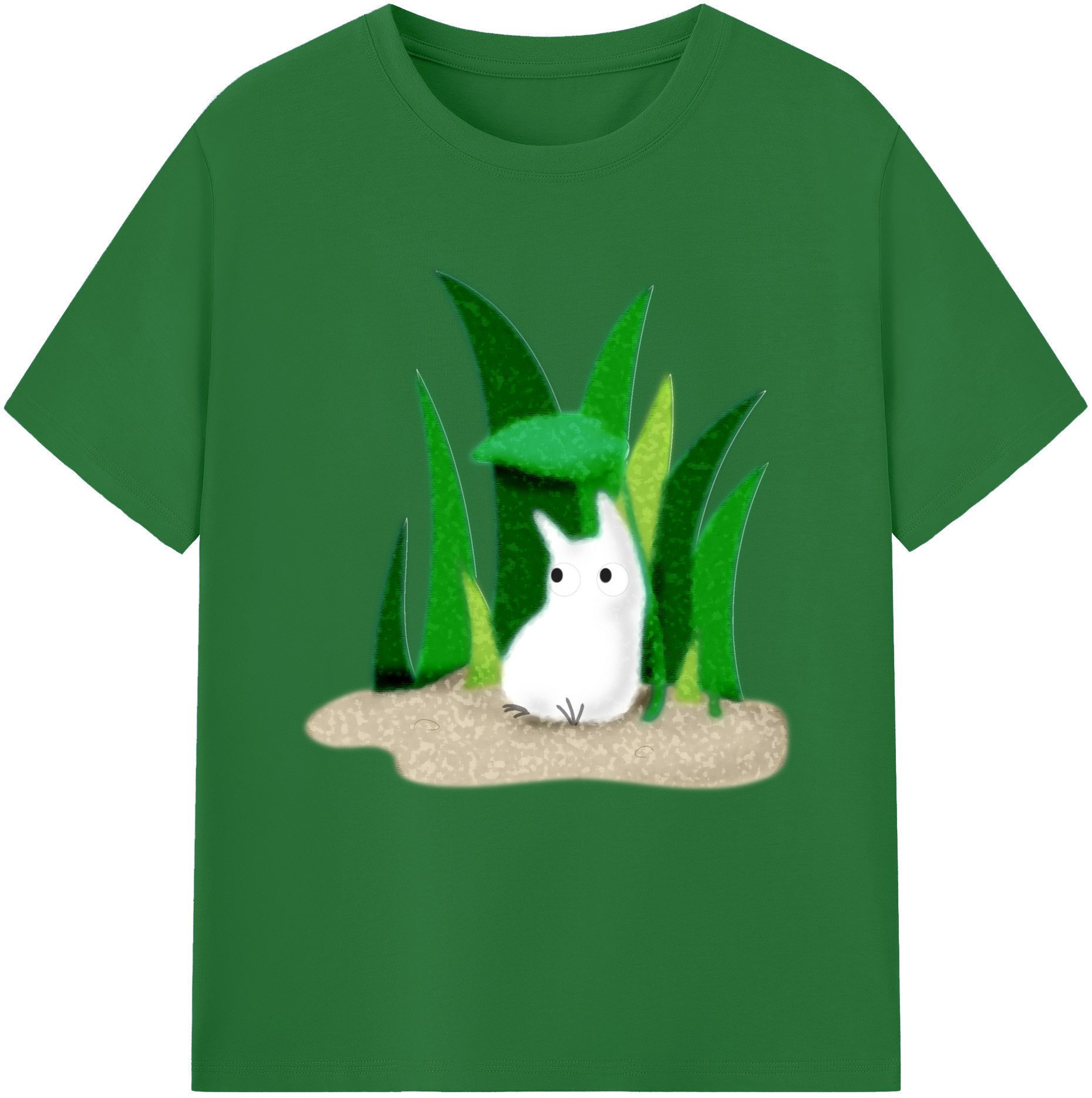 （画像用） となりのトトロ 草壁メイ 草壁サツキ My Neighbor Totoro Satsuki Kusakabe Mei Kusakabe 綿100％半袖Tシャツ（フロントプリント）