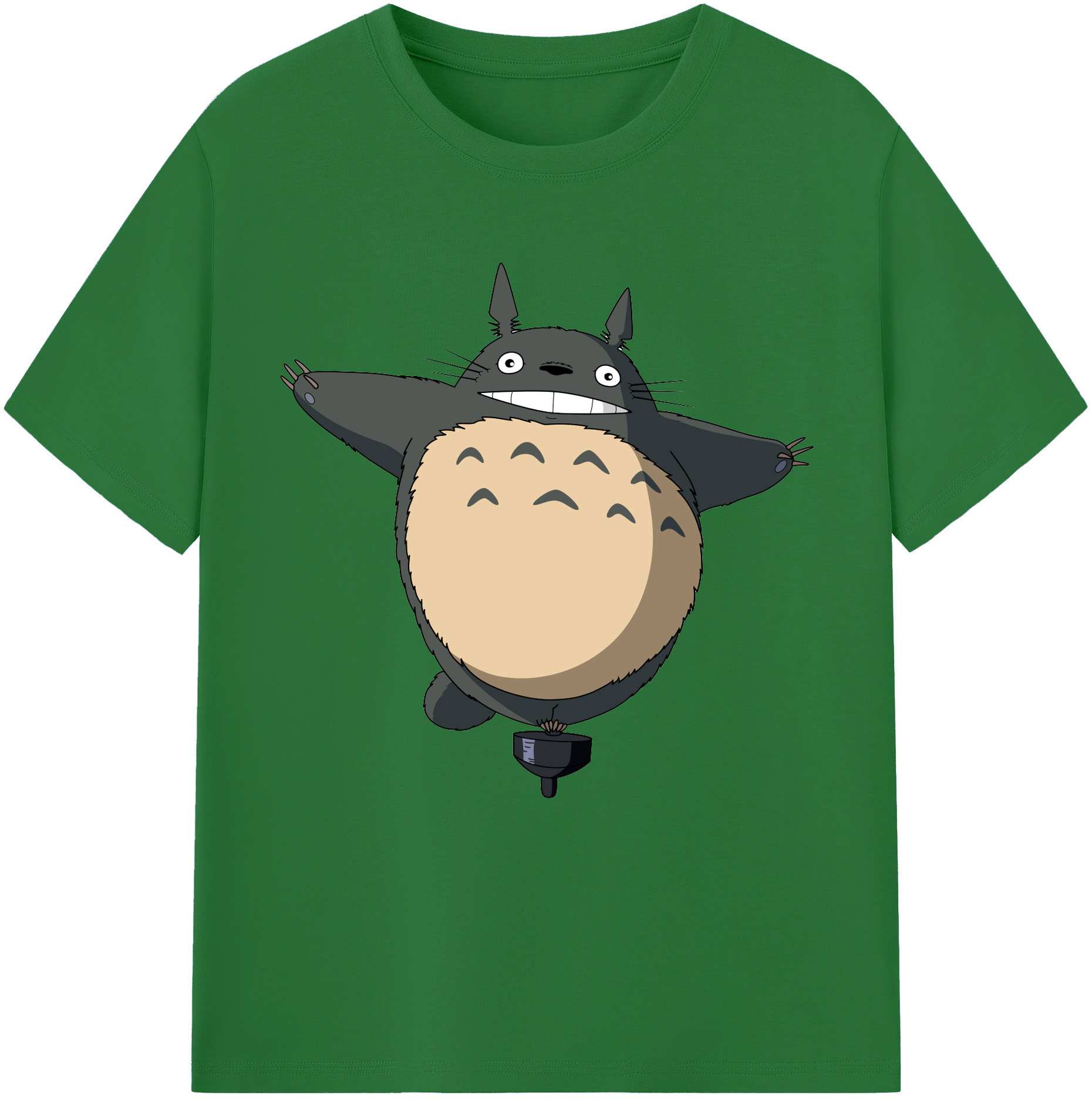 （画像用） となりのトトロ 草壁メイ 草壁サツキ My Neighbor Totoro Satsuki Kusakabe Mei Kusakabe 綿100％半袖Tシャツ（フロントプリント）