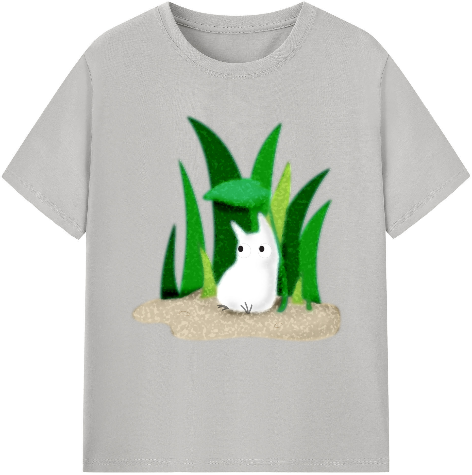 （画像用） となりのトトロ 草壁メイ 草壁サツキ My Neighbor Totoro Satsuki Kusakabe Mei Kusakabe 綿100％半袖Tシャツ（フロントプリント）