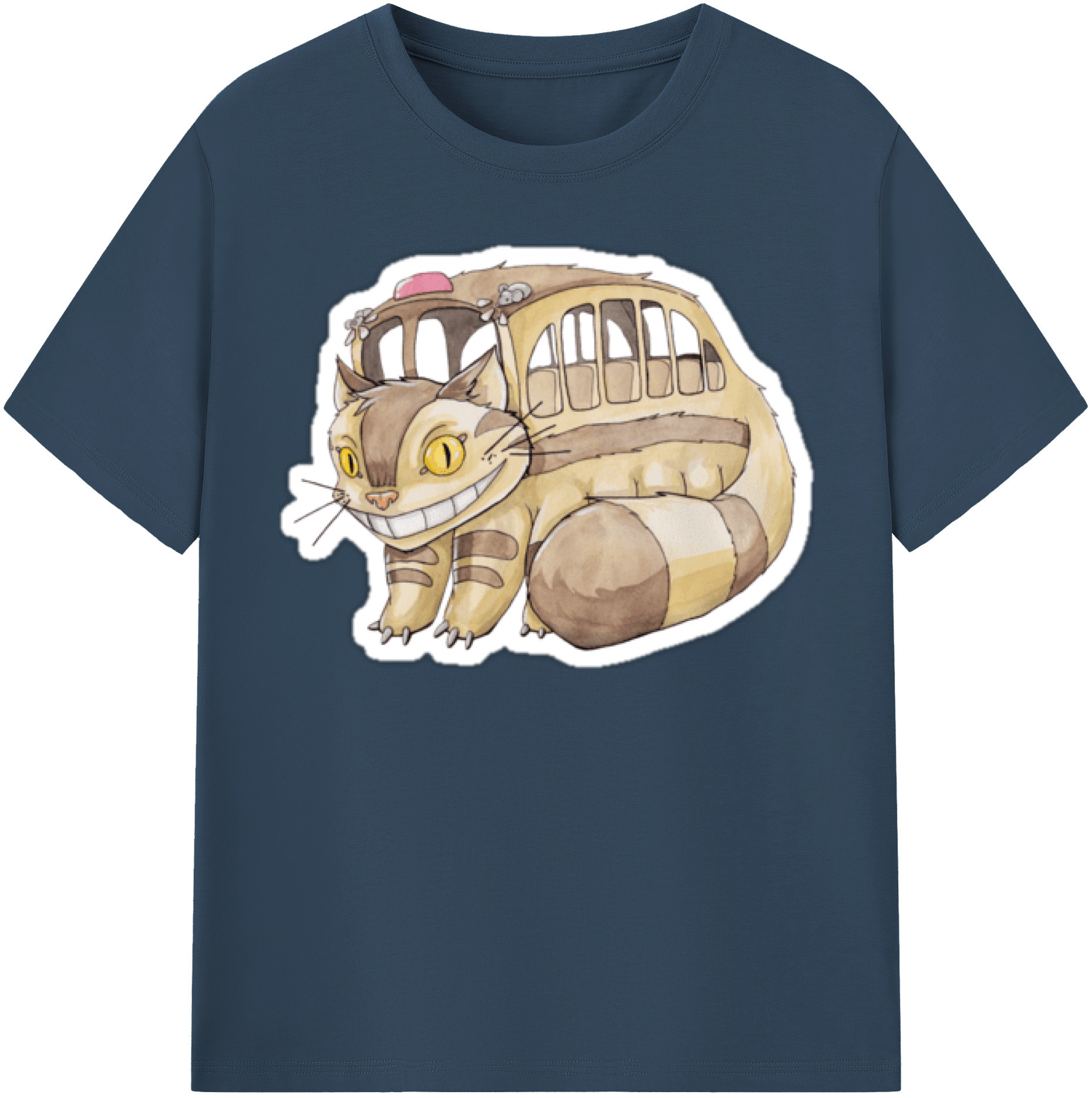 （画像用） となりのトトロ 草壁メイ 草壁サツキ My Neighbor Totoro Satsuki Kusakabe Mei Kusakabe 綿100％半袖Tシャツ（フロントプリント）