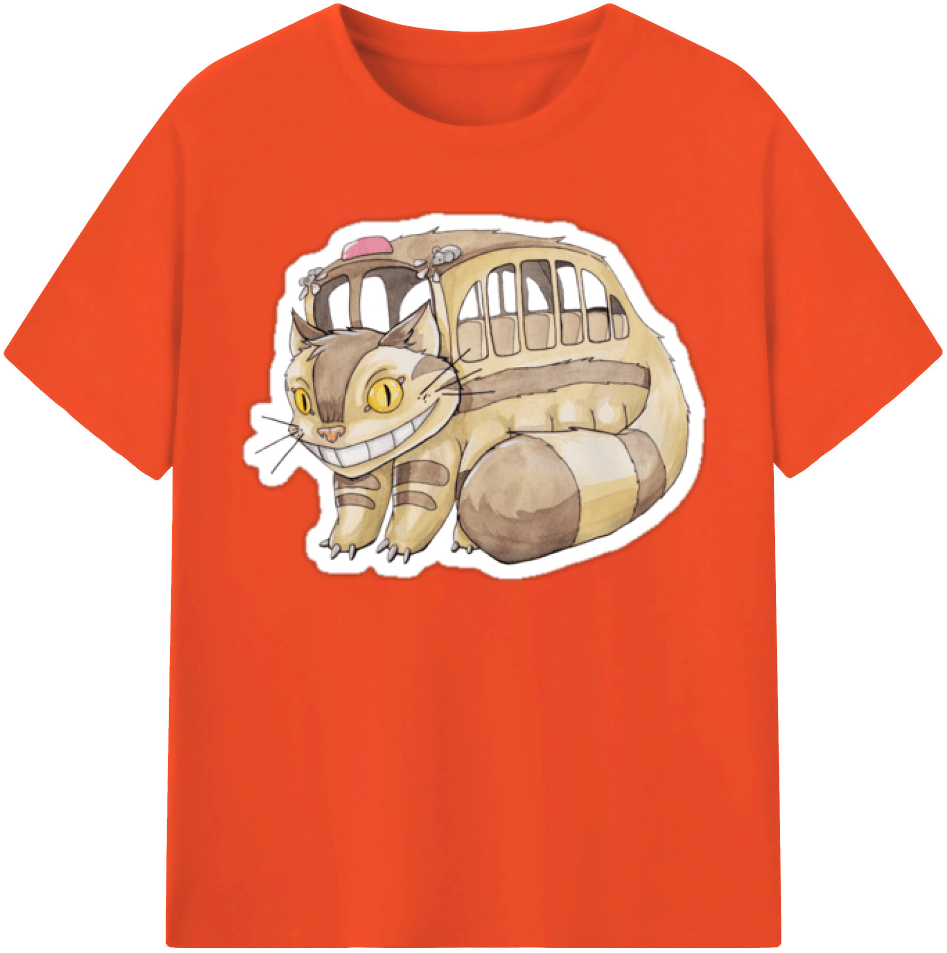 （画像用） となりのトトロ 草壁メイ 草壁サツキ My Neighbor Totoro Satsuki Kusakabe Mei Kusakabe 綿100％半袖Tシャツ（フロントプリント）