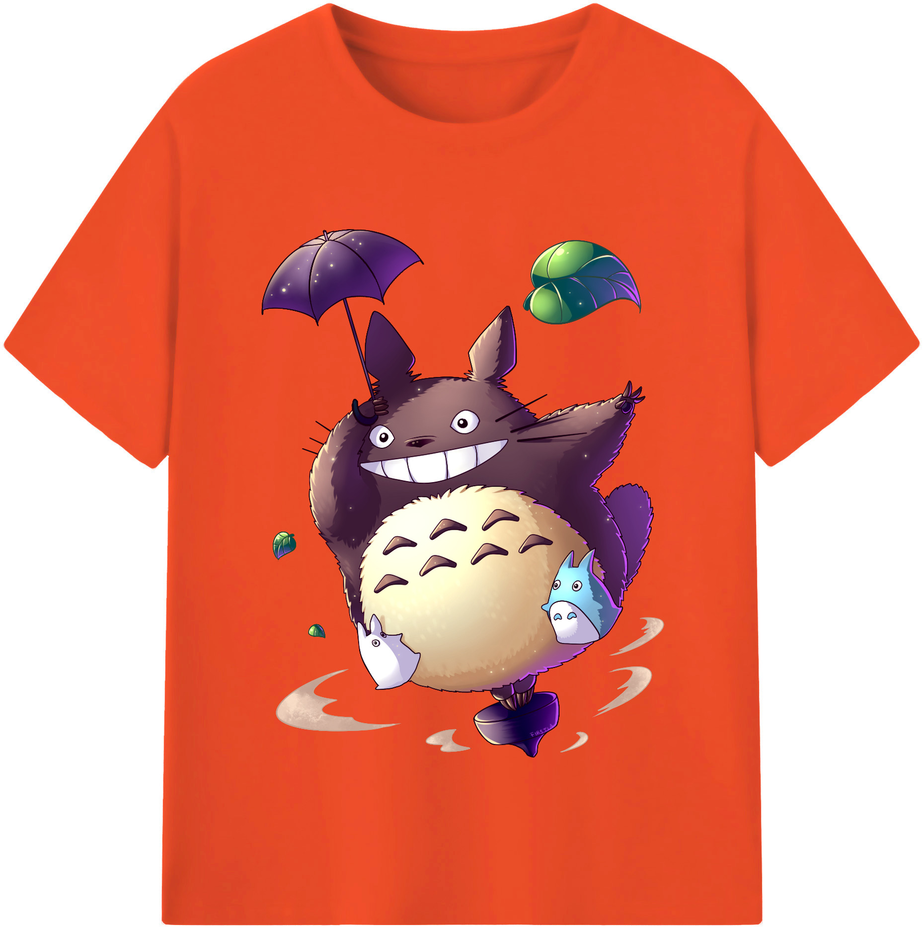 （画像用） となりのトトロ 草壁メイ 草壁サツキ My Neighbor Totoro Satsuki Kusakabe Mei Kusakabe 綿100％半袖Tシャツ（フロントプリント）