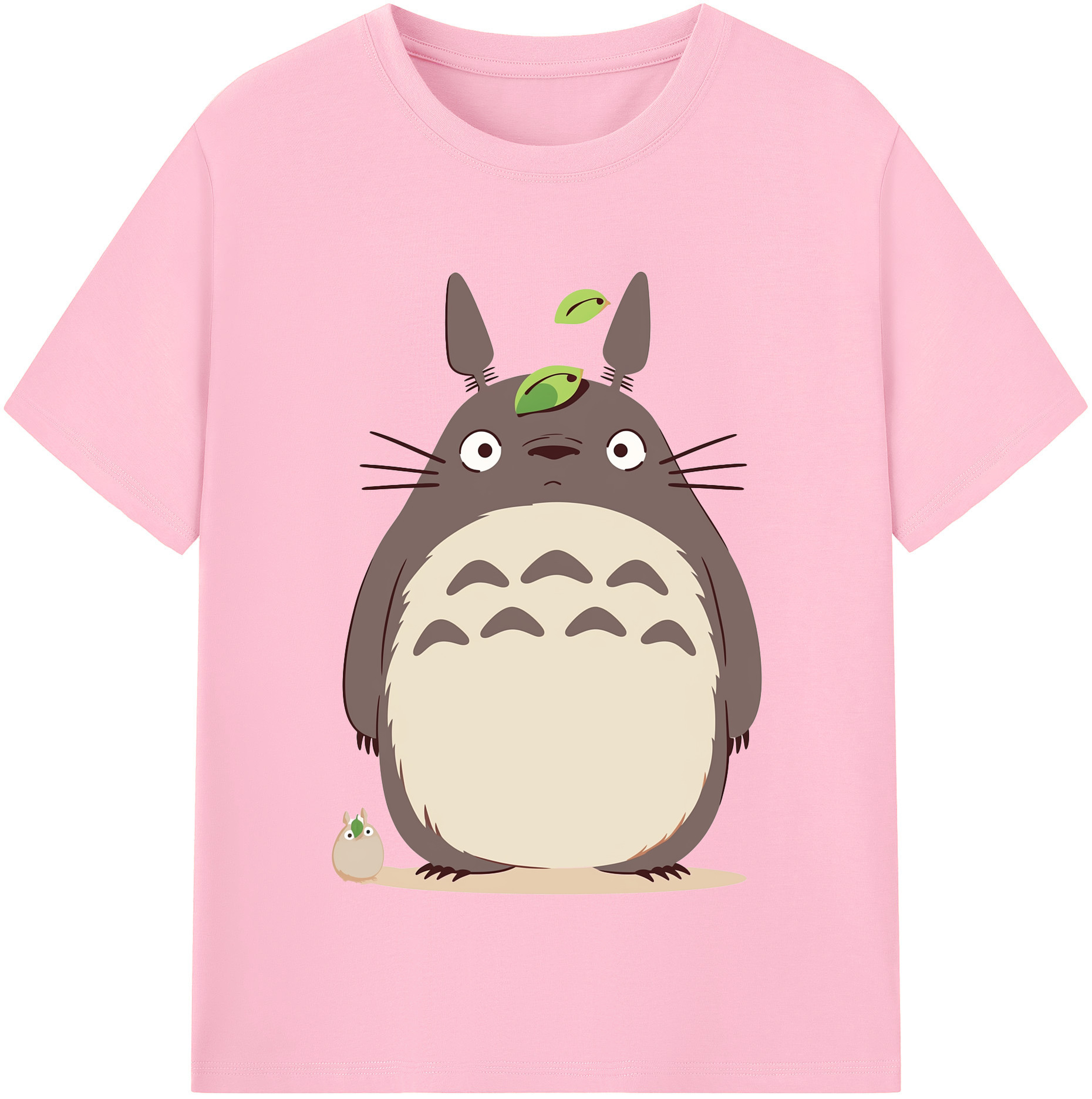 （画像用） となりのトトロ 草壁メイ 草壁サツキ My Neighbor Totoro Satsuki Kusakabe Mei Kusakabe 綿100％半袖Tシャツ（フロントプリント）