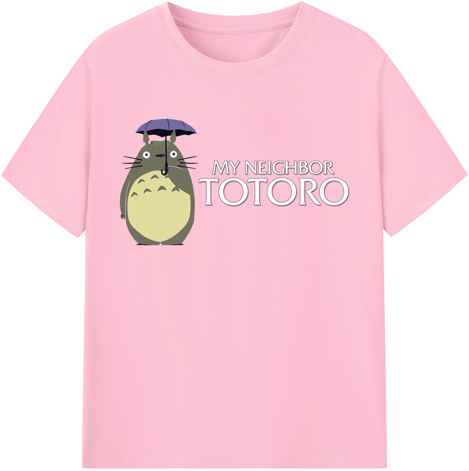 （画像用） となりのトトロ 草壁メイ 草壁サツキ My Neighbor Totoro Satsuki Kusakabe Mei Kusakabe 綿100％半袖Tシャツ（フロントプリント）
