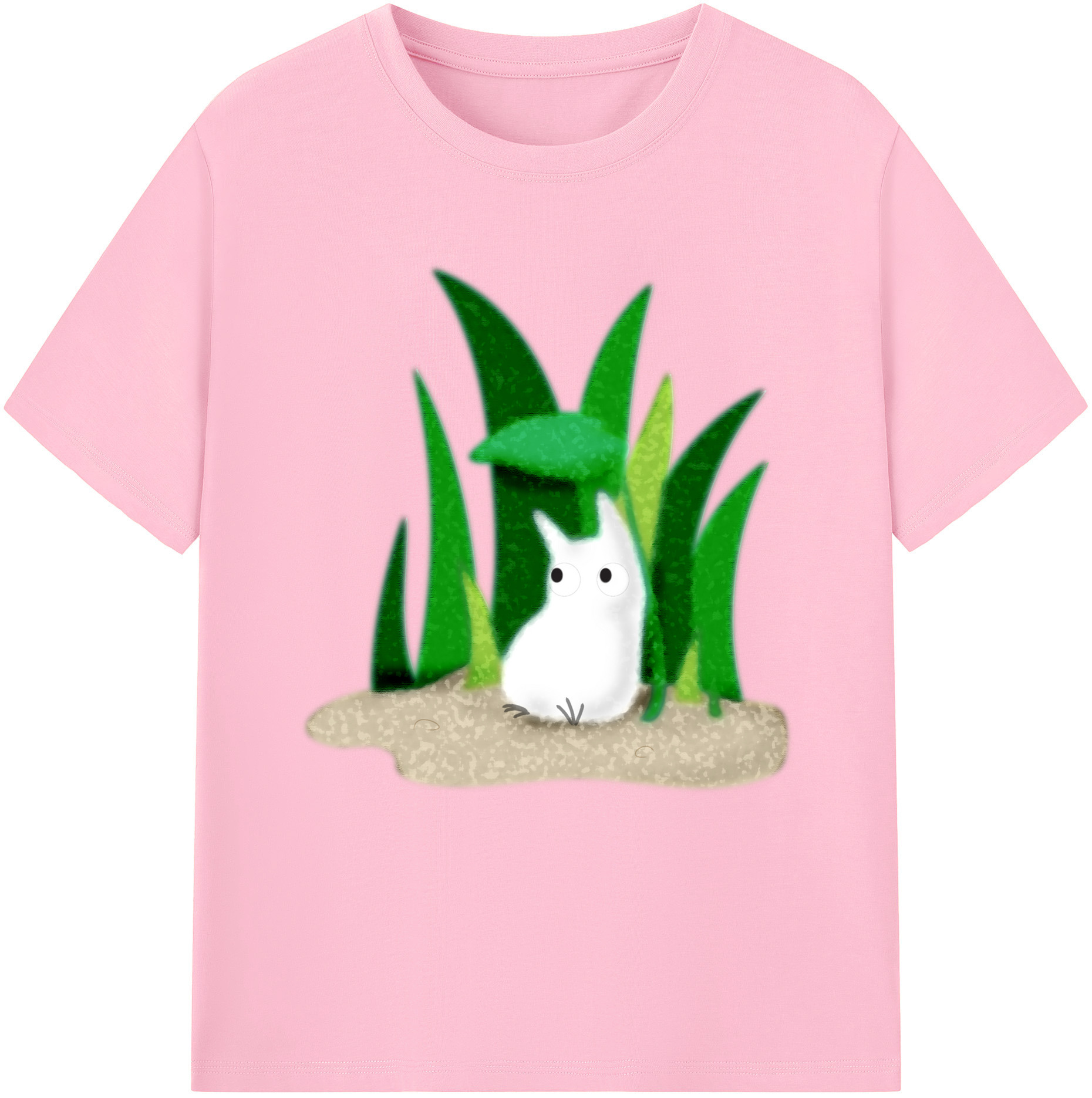 （画像用） となりのトトロ 草壁メイ 草壁サツキ My Neighbor Totoro Satsuki Kusakabe Mei Kusakabe 綿100％半袖Tシャツ（フロントプリント）