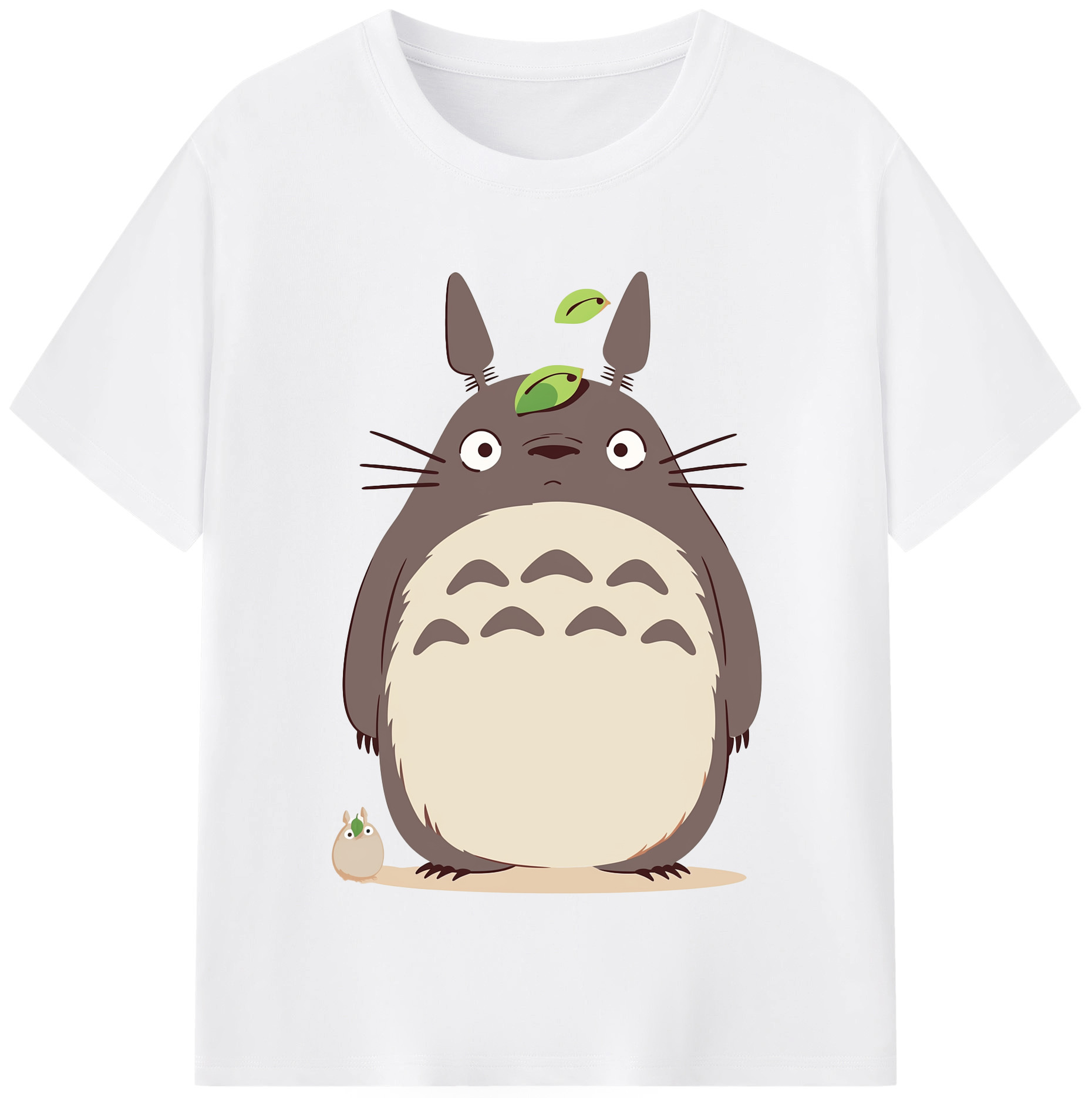 （画像用） となりのトトロ 草壁メイ 草壁サツキ My Neighbor Totoro Satsuki Kusakabe Mei Kusakabe 綿100％半袖Tシャツ（フロントプリント）