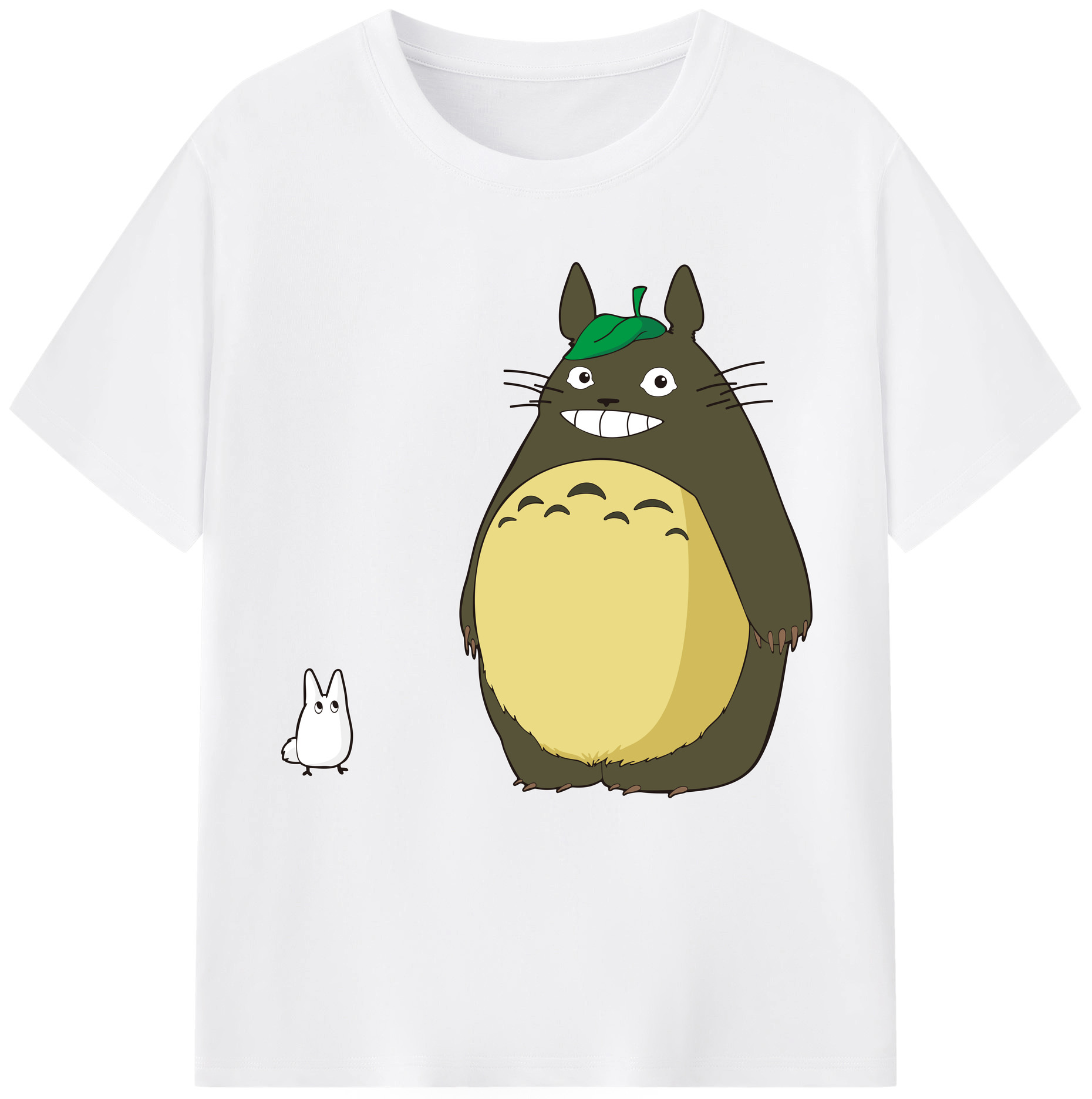 （画像用） となりのトトロ 草壁メイ 草壁サツキ My Neighbor Totoro Satsuki Kusakabe Mei Kusakabe 綿100％半袖Tシャツ（フロントプリント）