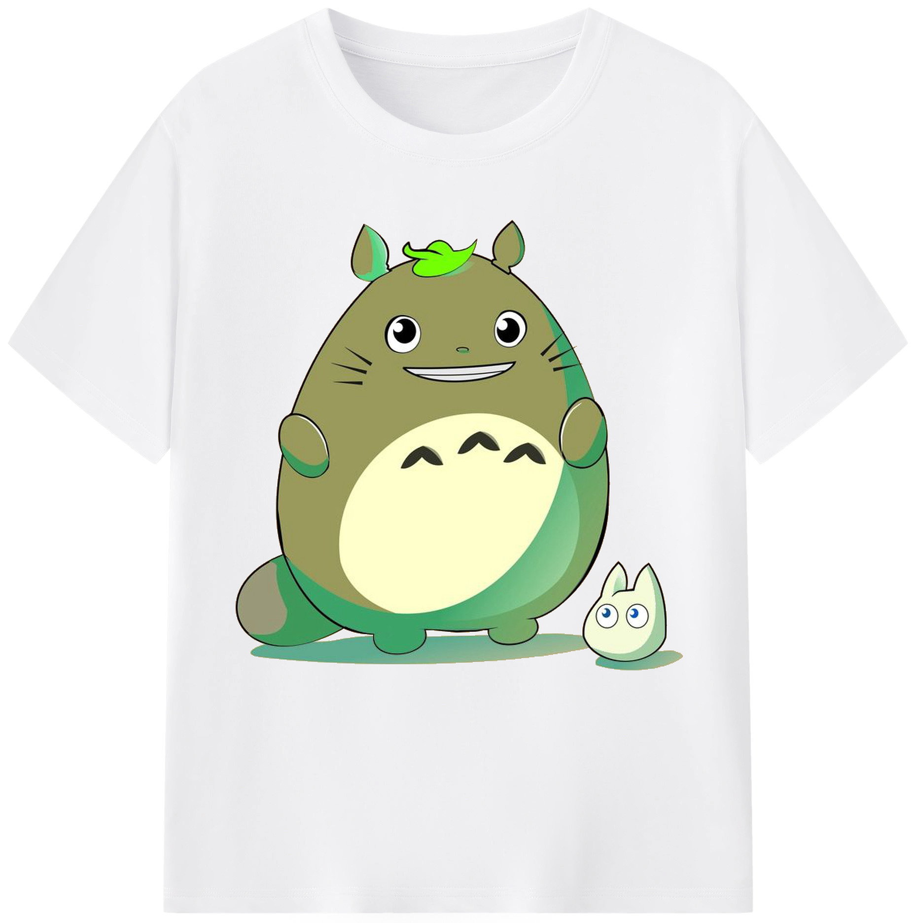 （画像用） となりのトトロ 草壁メイ 草壁サツキ My Neighbor Totoro Satsuki Kusakabe Mei Kusakabe 綿100％半袖Tシャツ（フロントプリント）