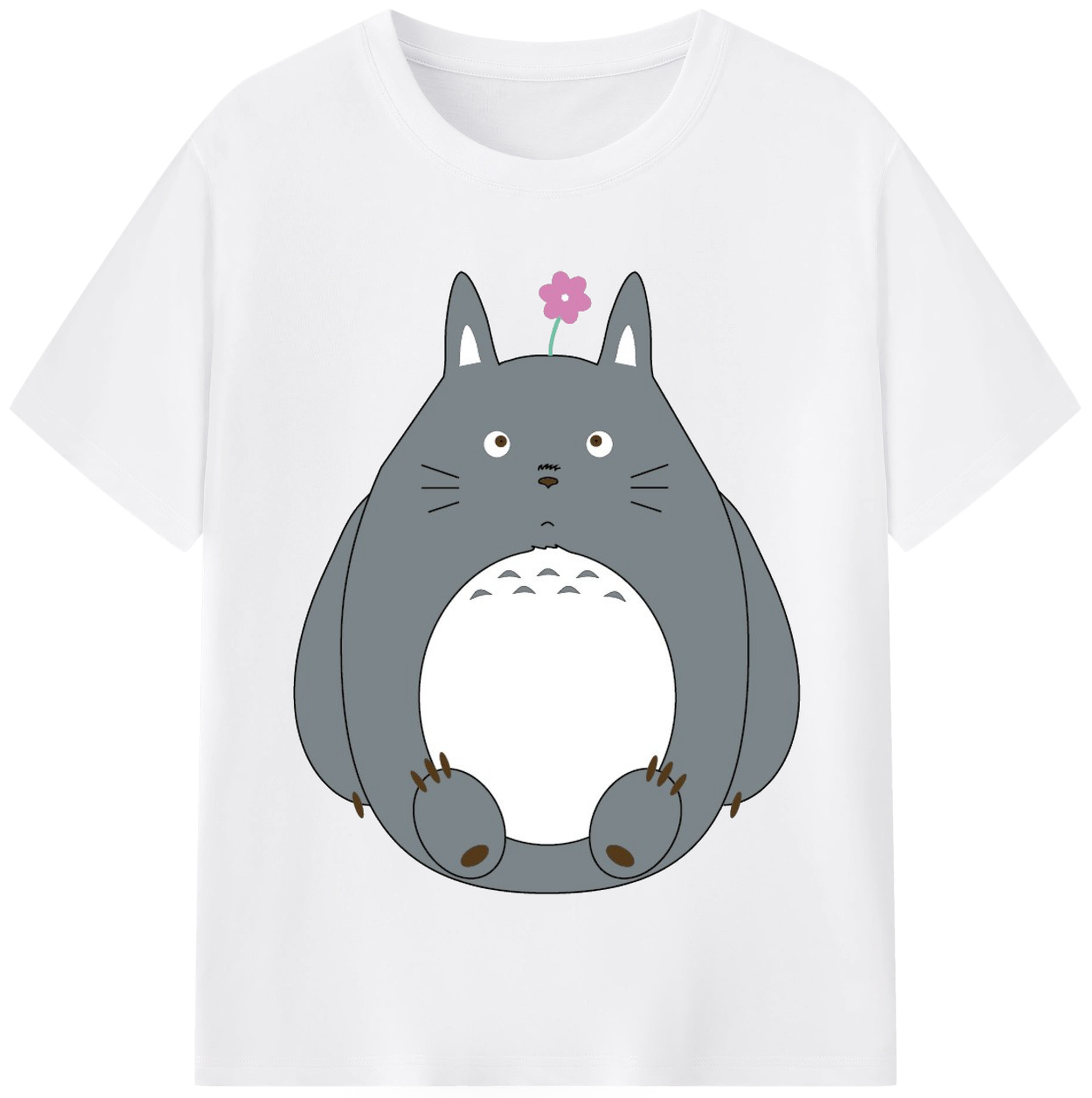 （画像用） となりのトトロ 草壁メイ 草壁サツキ My Neighbor Totoro Satsuki Kusakabe Mei Kusakabe 綿100％半袖Tシャツ（フロントプリント）