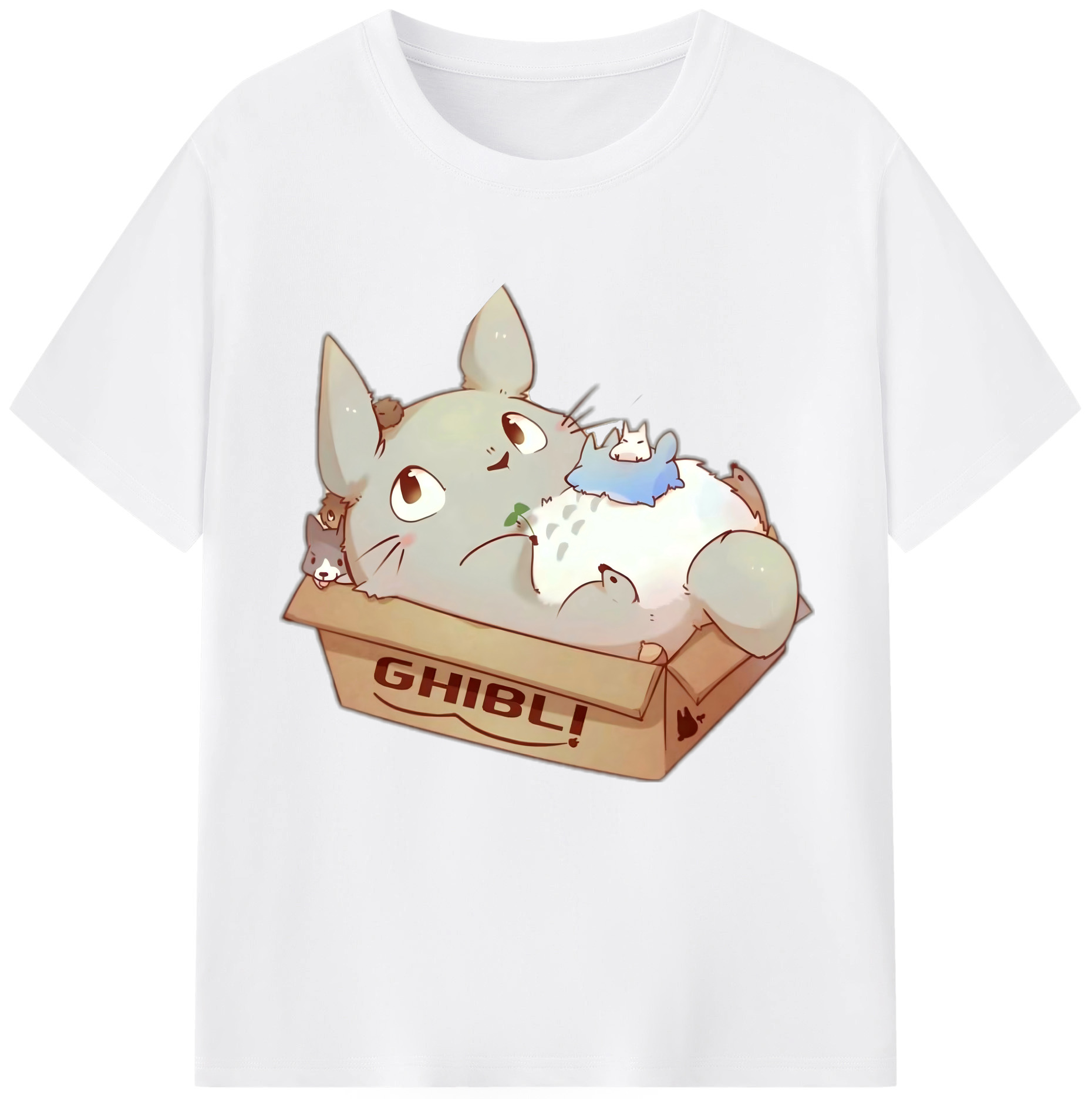 （画像用） となりのトトロ 草壁メイ 草壁サツキ My Neighbor Totoro Satsuki Kusakabe Mei Kusakabe 綿100％半袖Tシャツ（フロントプリント）