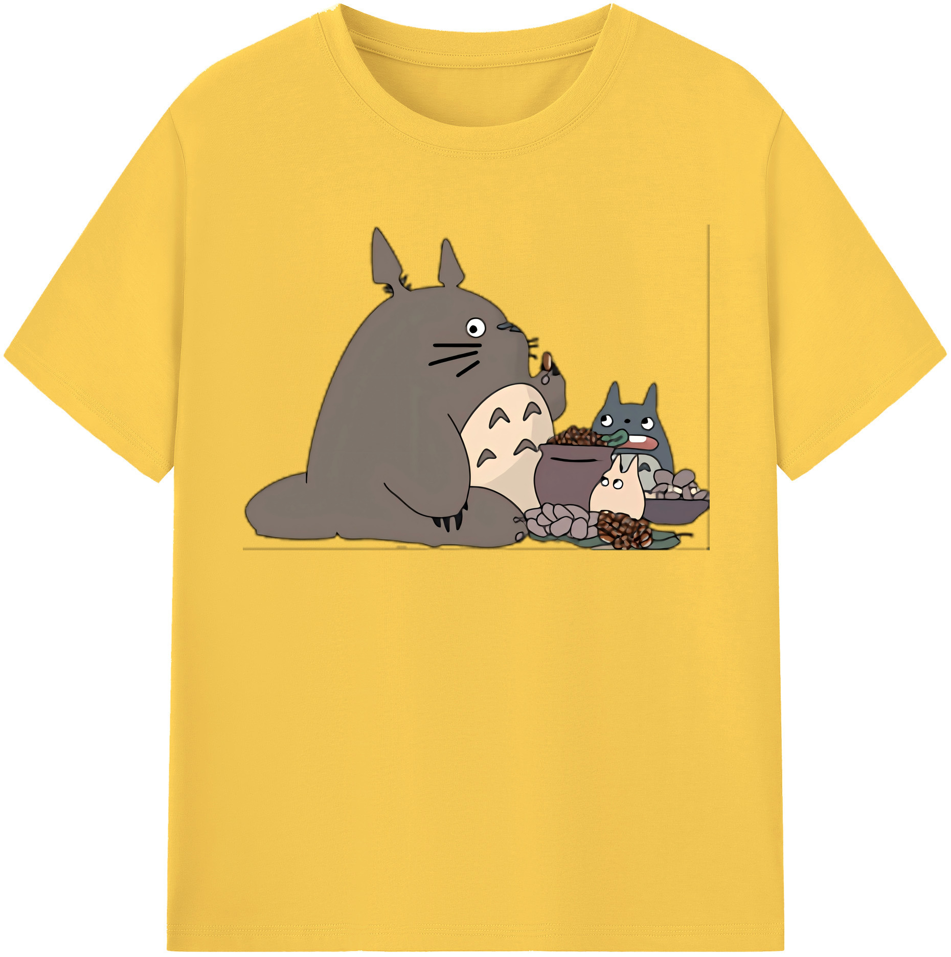 （画像用） となりのトトロ 草壁メイ 草壁サツキ My Neighbor Totoro Satsuki Kusakabe Mei Kusakabe 綿100％半袖Tシャツ（フロントプリント）